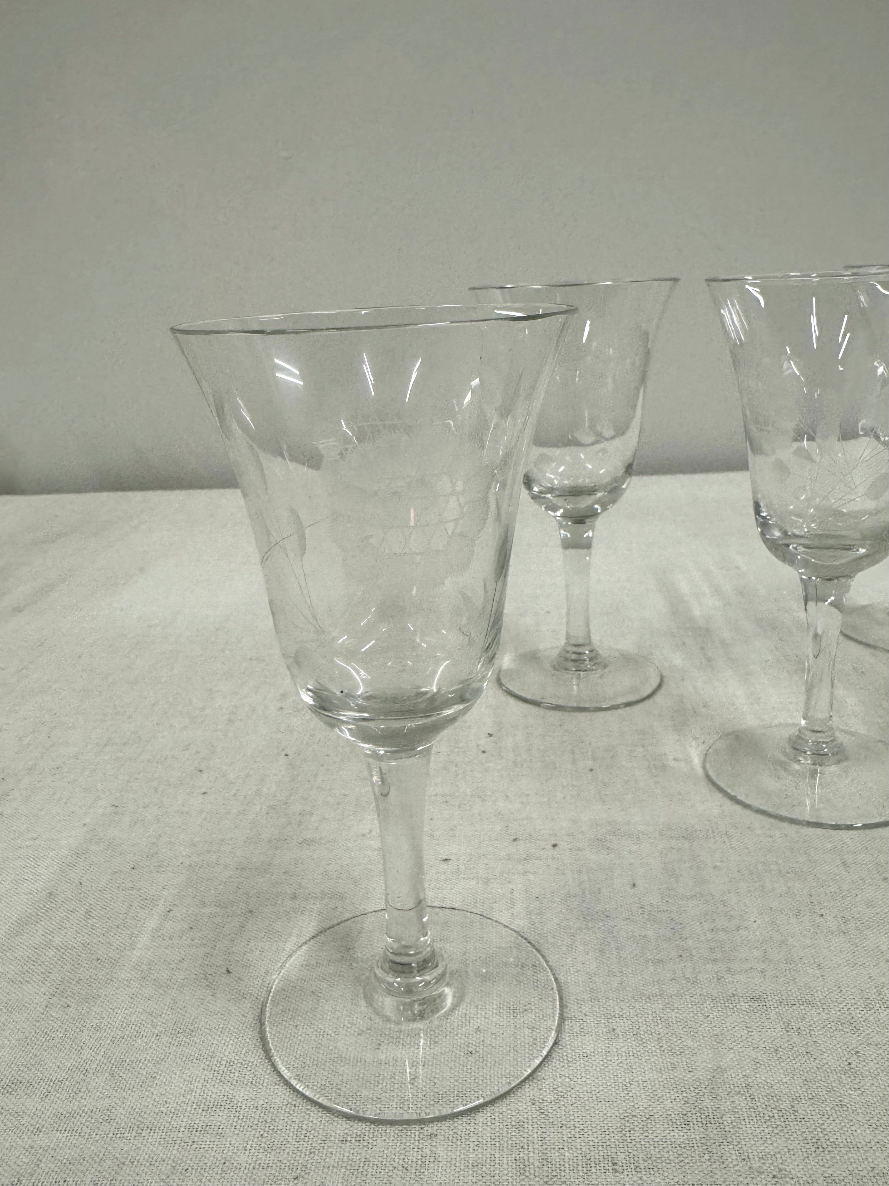 Cornflower Wine Glasses Set of 8