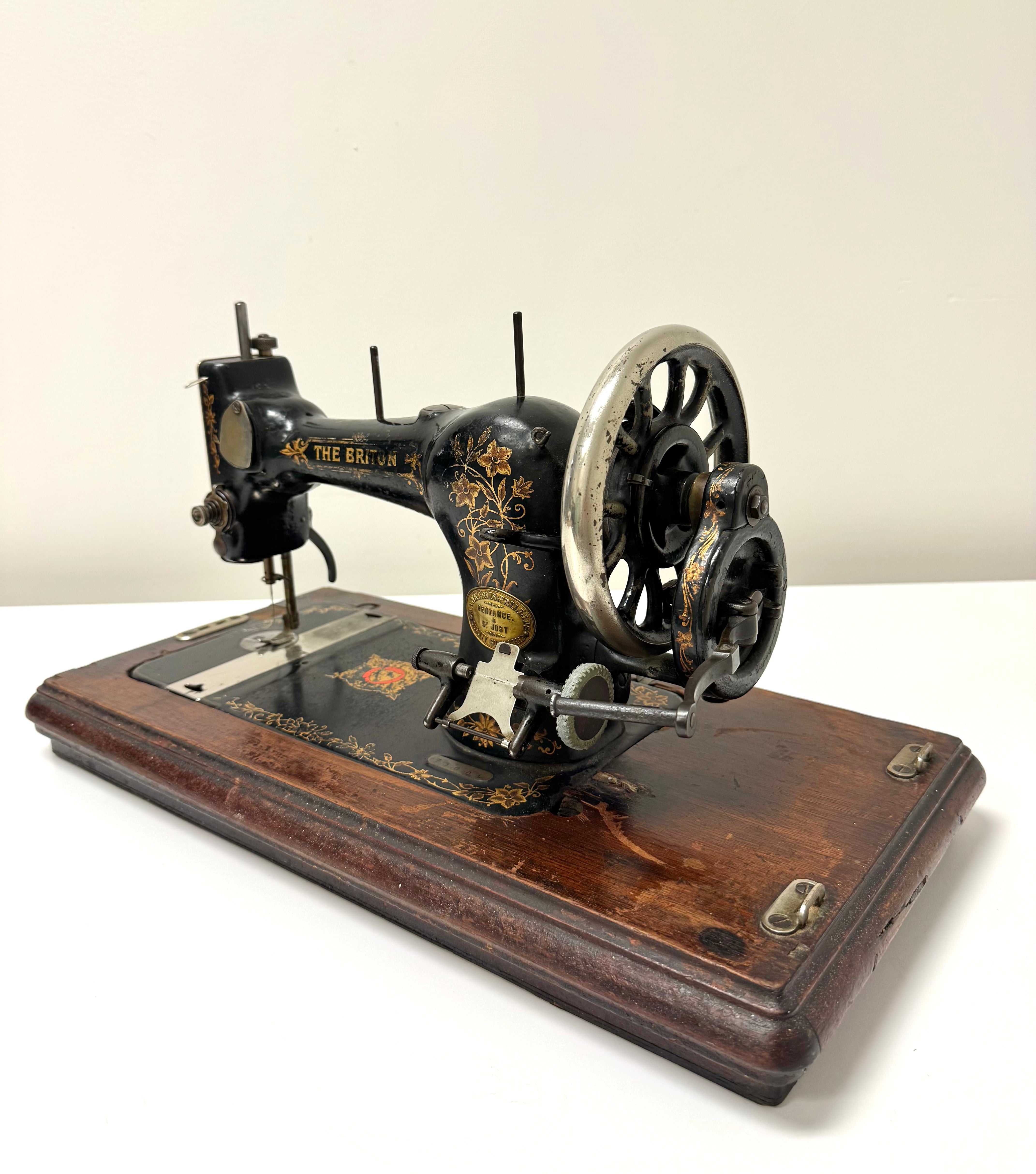 Antique English 'The Briton' Manual Sewing Machine