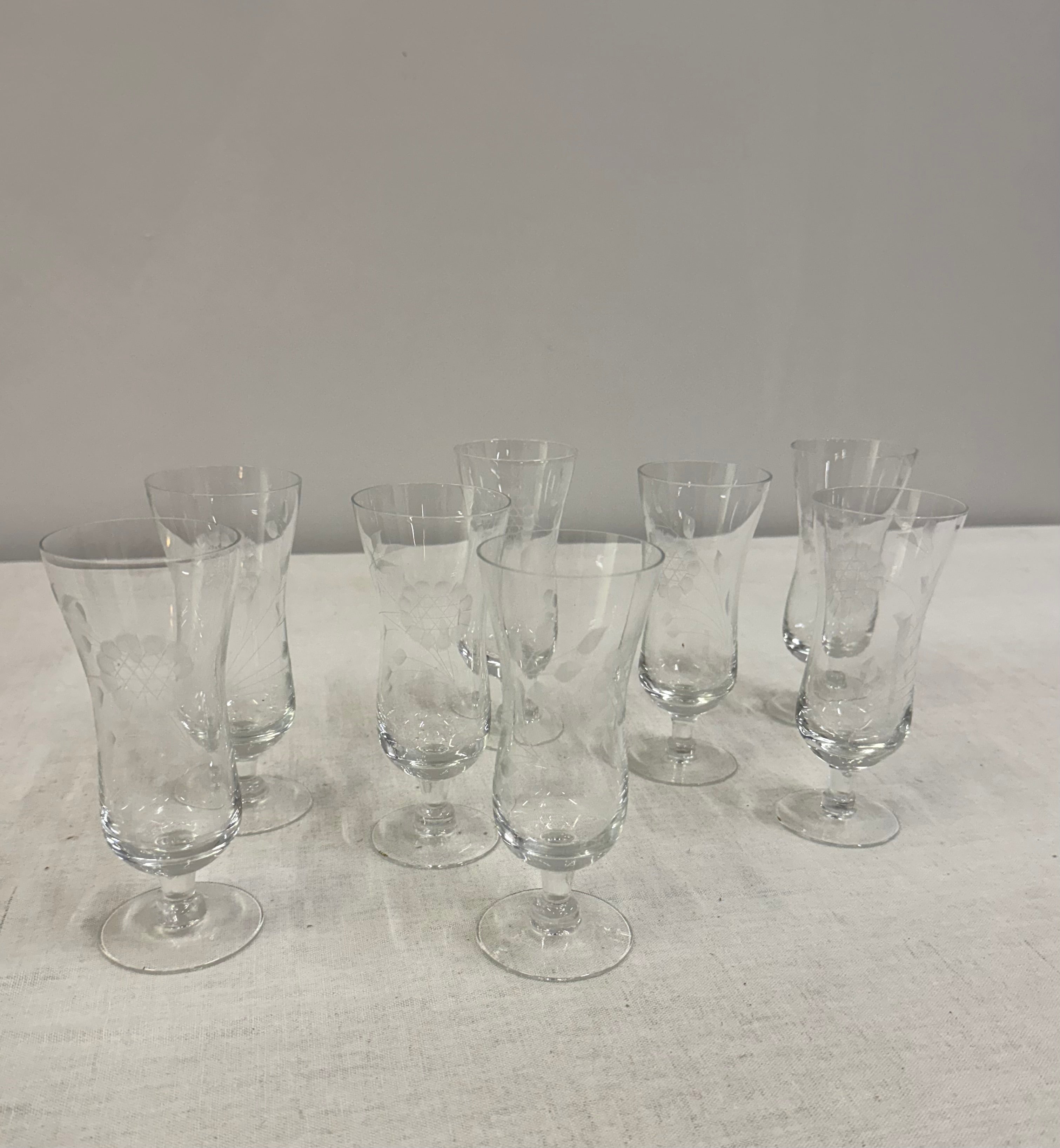 Cornflower Parfait Glasses Set of 8
