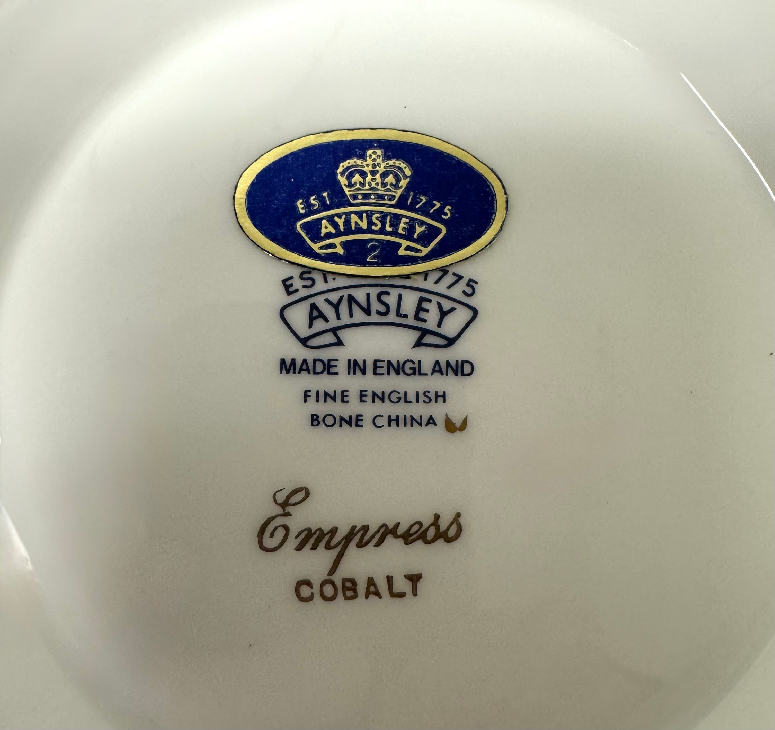 AYNSLEY 'Empress Cobalt' Coffee Pot