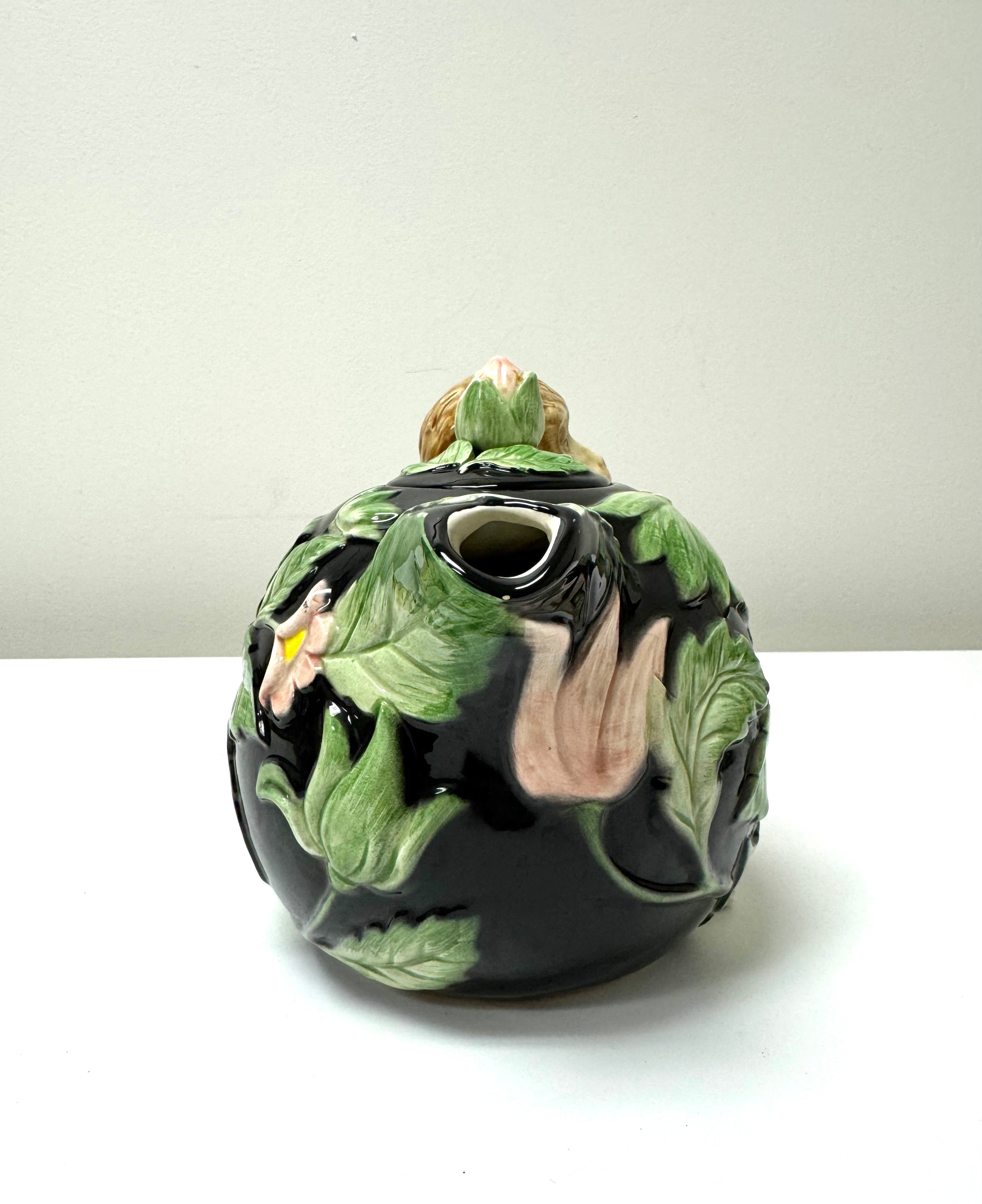 Vintage FITZ & FLOYD 'Rainforest Monkey' Tea Set