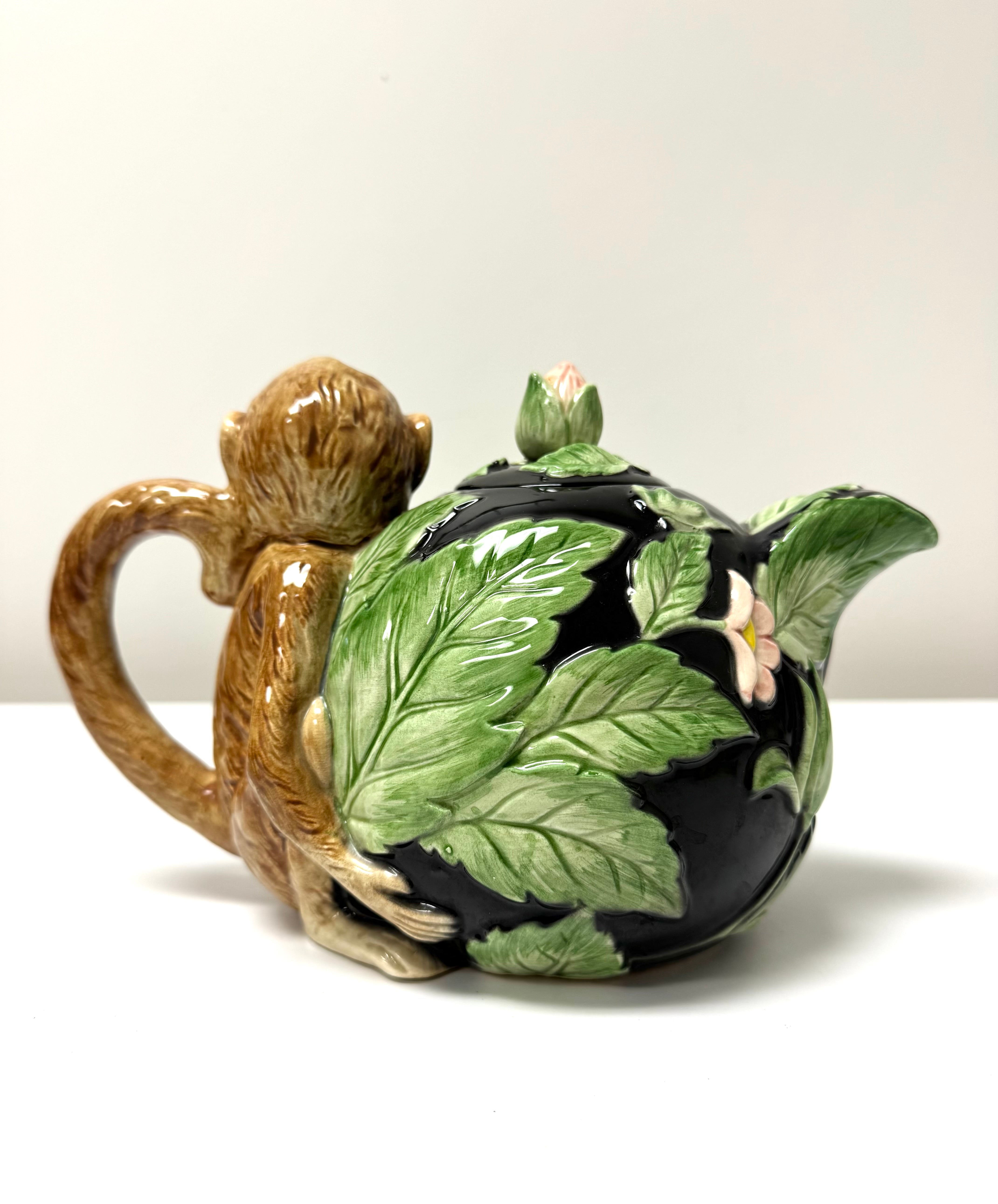Vintage FITZ & FLOYD 'Rainforest Monkey' Tea Set