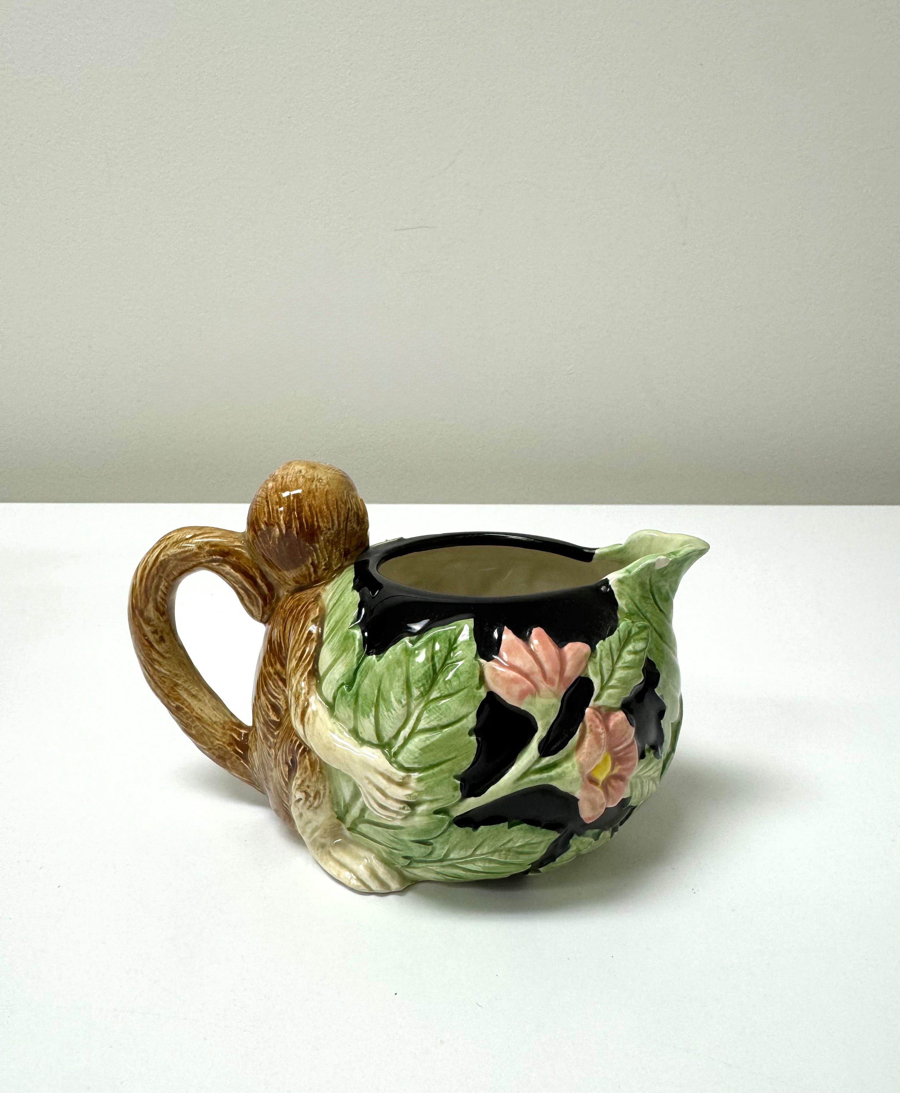 Vintage FITZ & FLOYD 'Rainforest Monkey' Tea Set