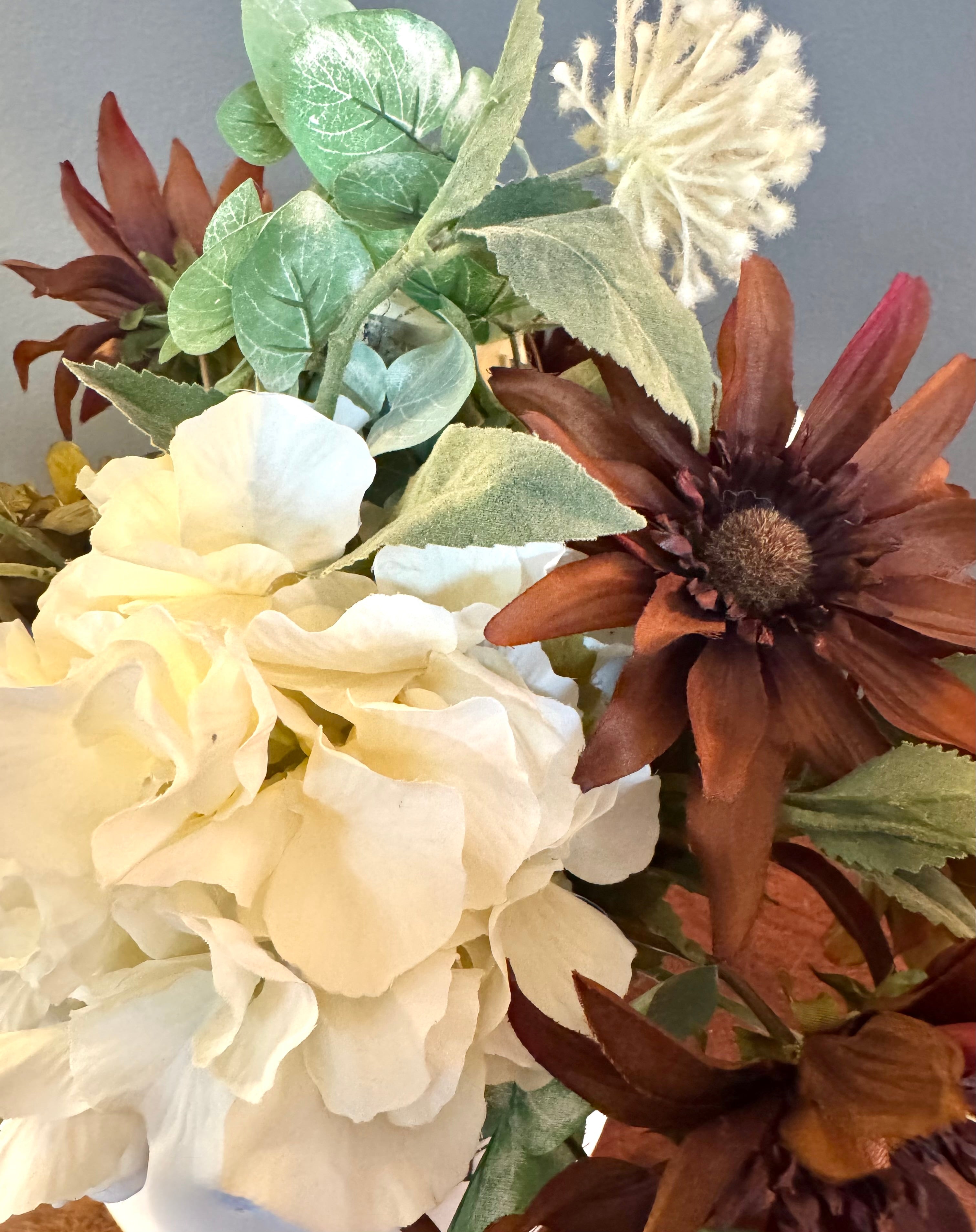 NEW Hydrangeas & Gerber Daisies Floral Arrangement