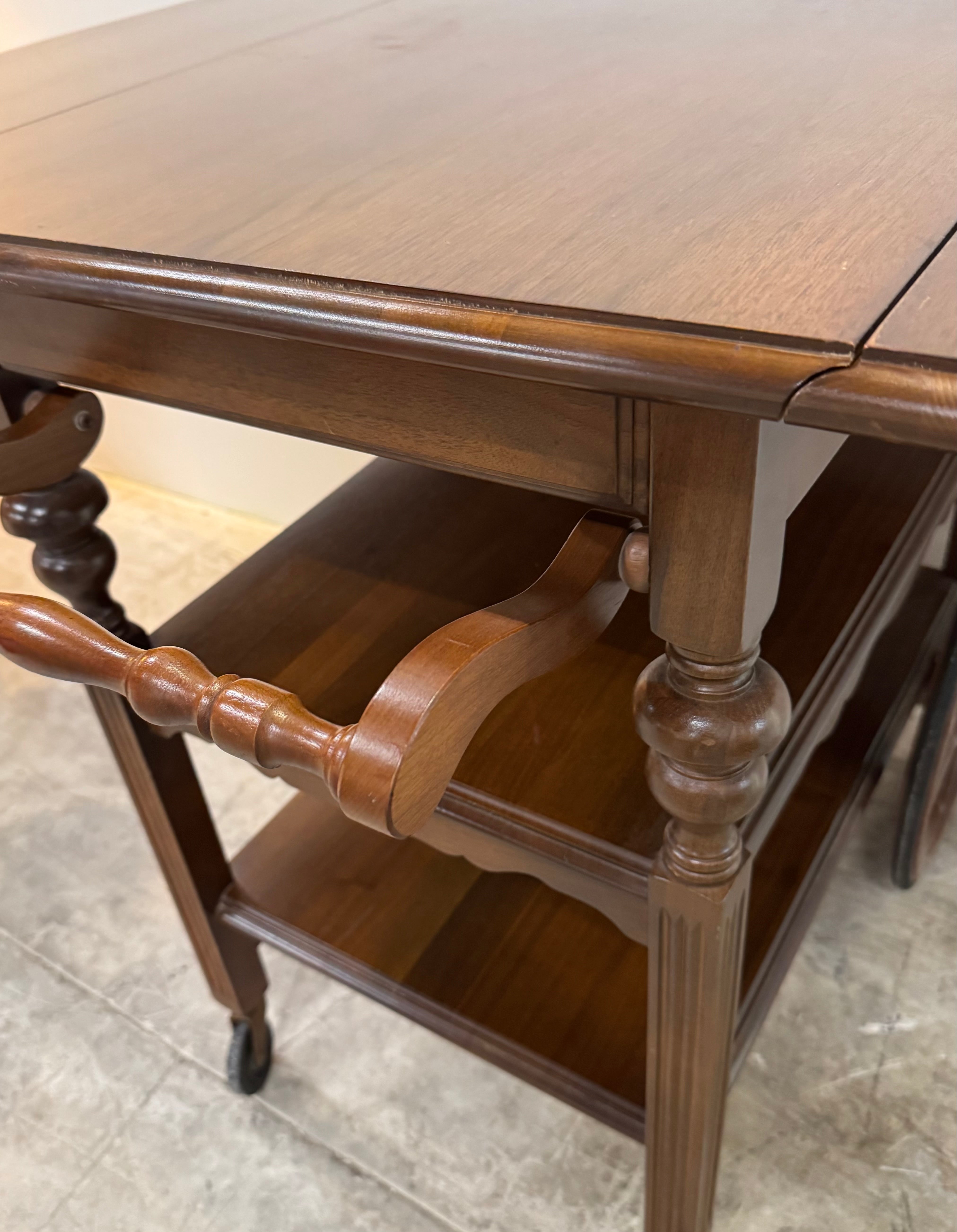 Vintage Drop-leaf Trolley