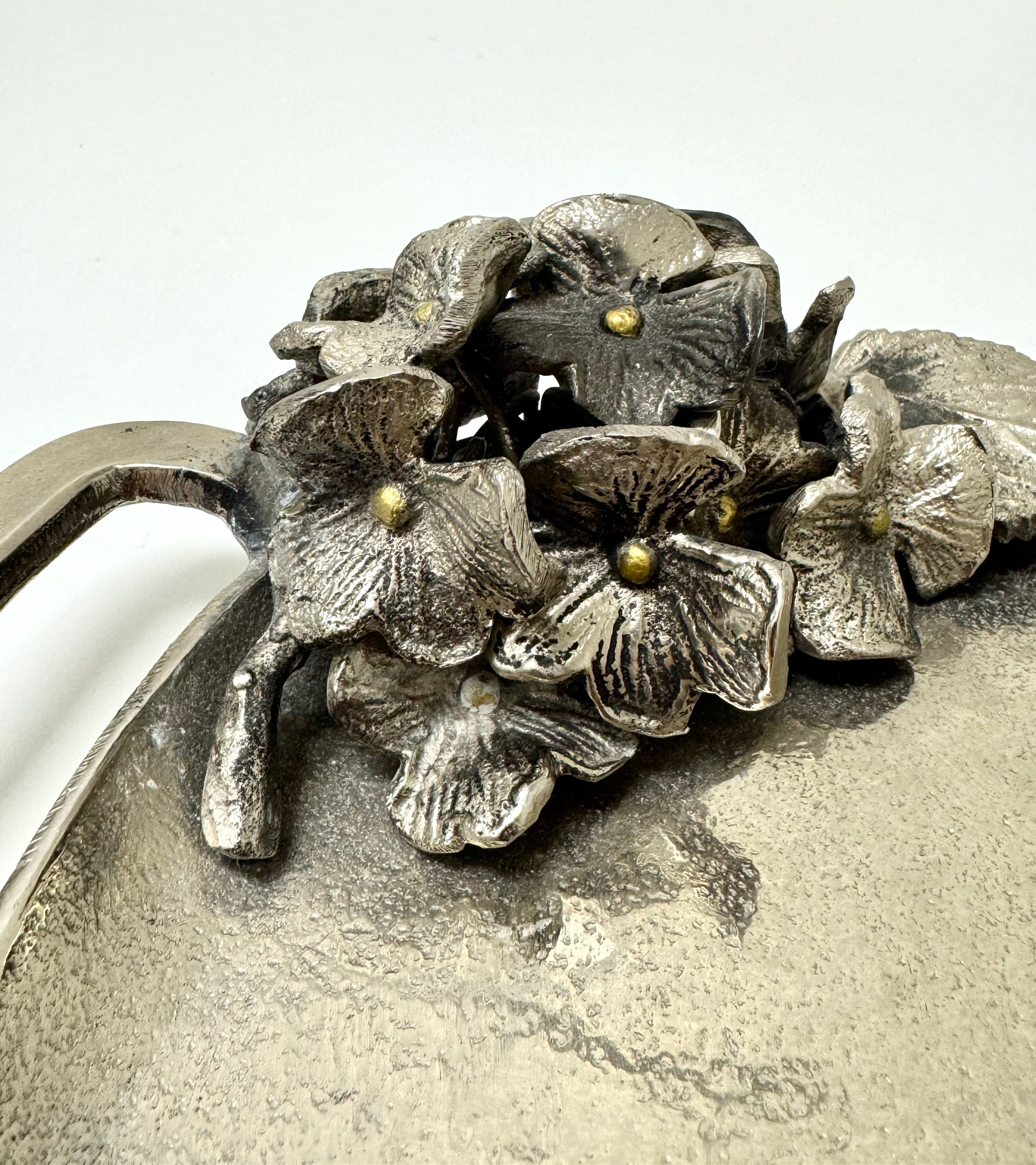 Hydrangea Tray with Handles