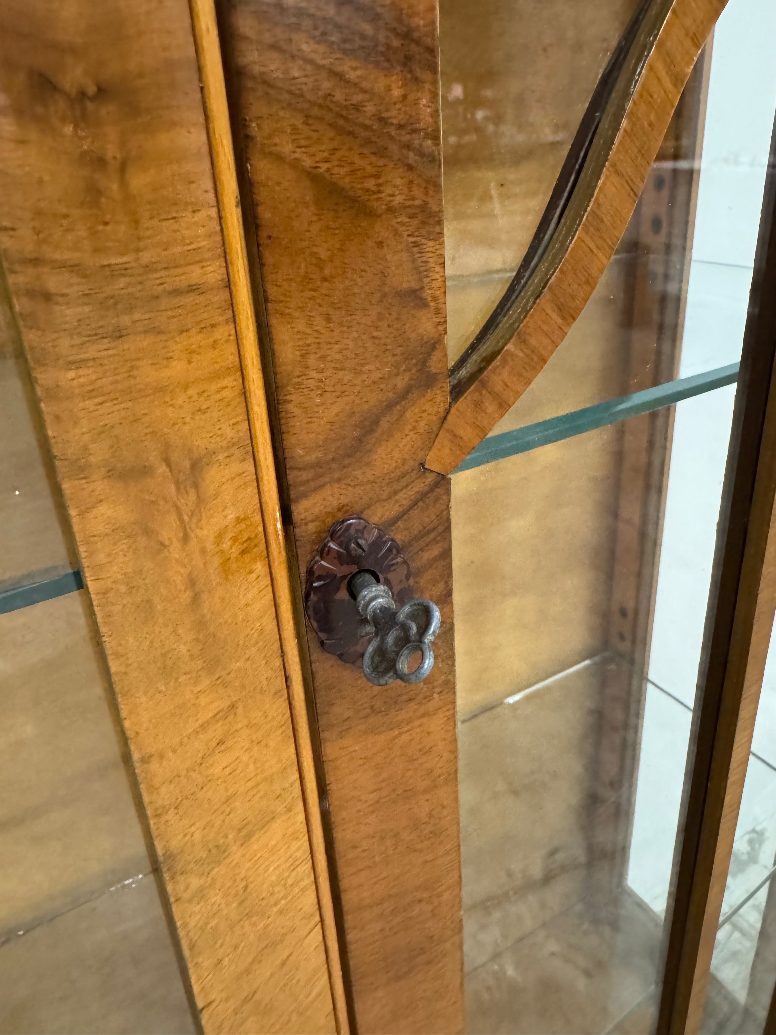 Vintage Walnut Serpentine Cabinet