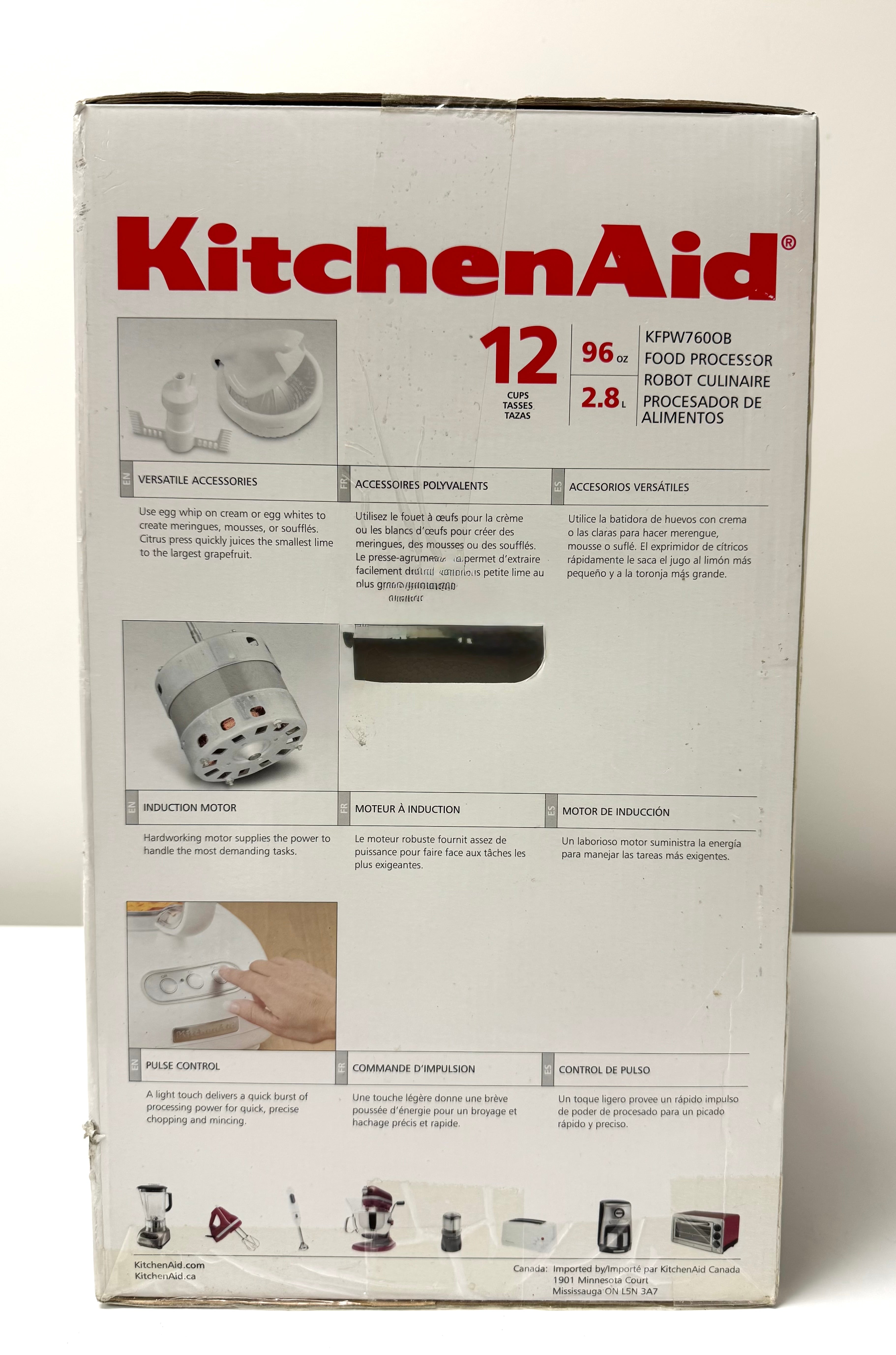 KITCHENAID 12-cup Food Processor Onyx Black