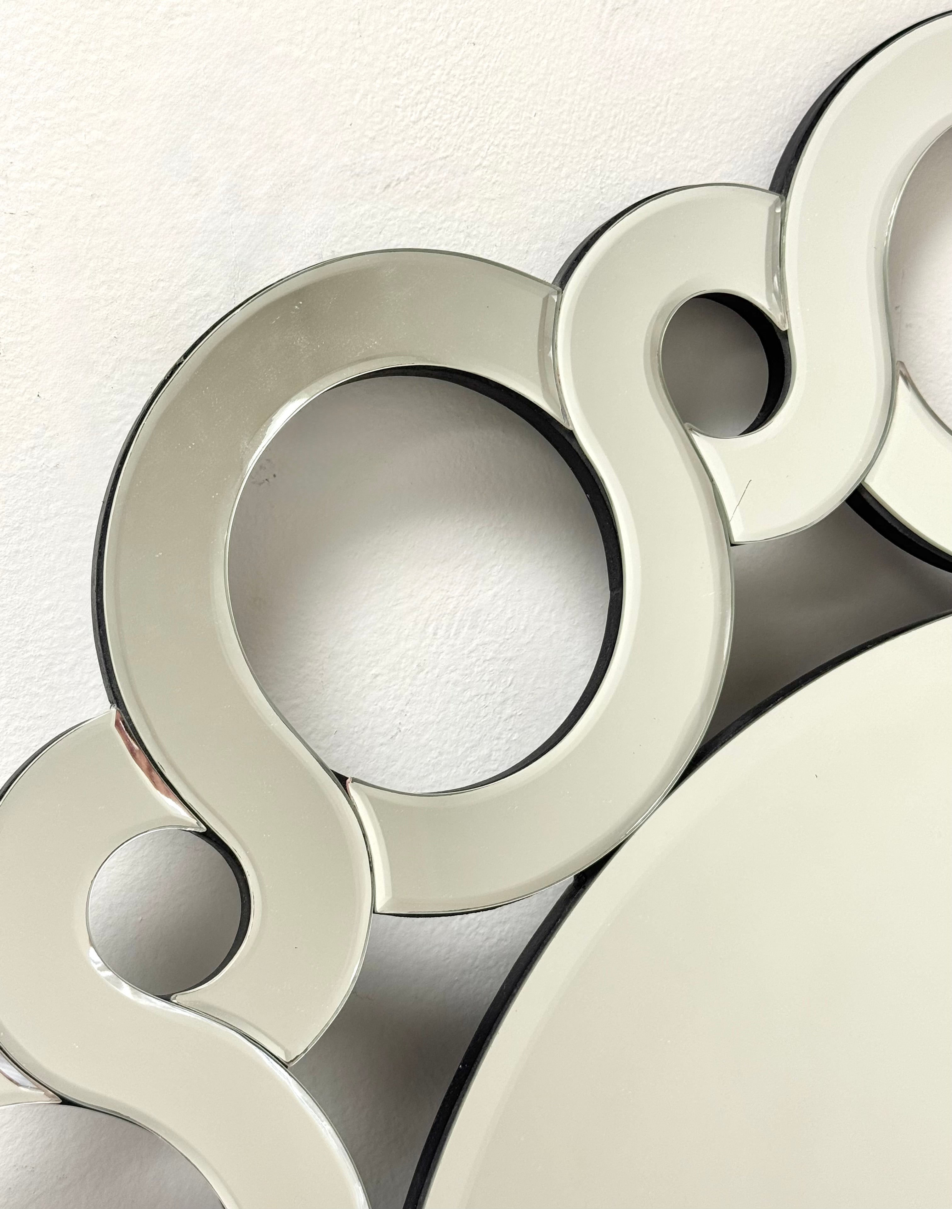 Circles 32" Beveled Mirror