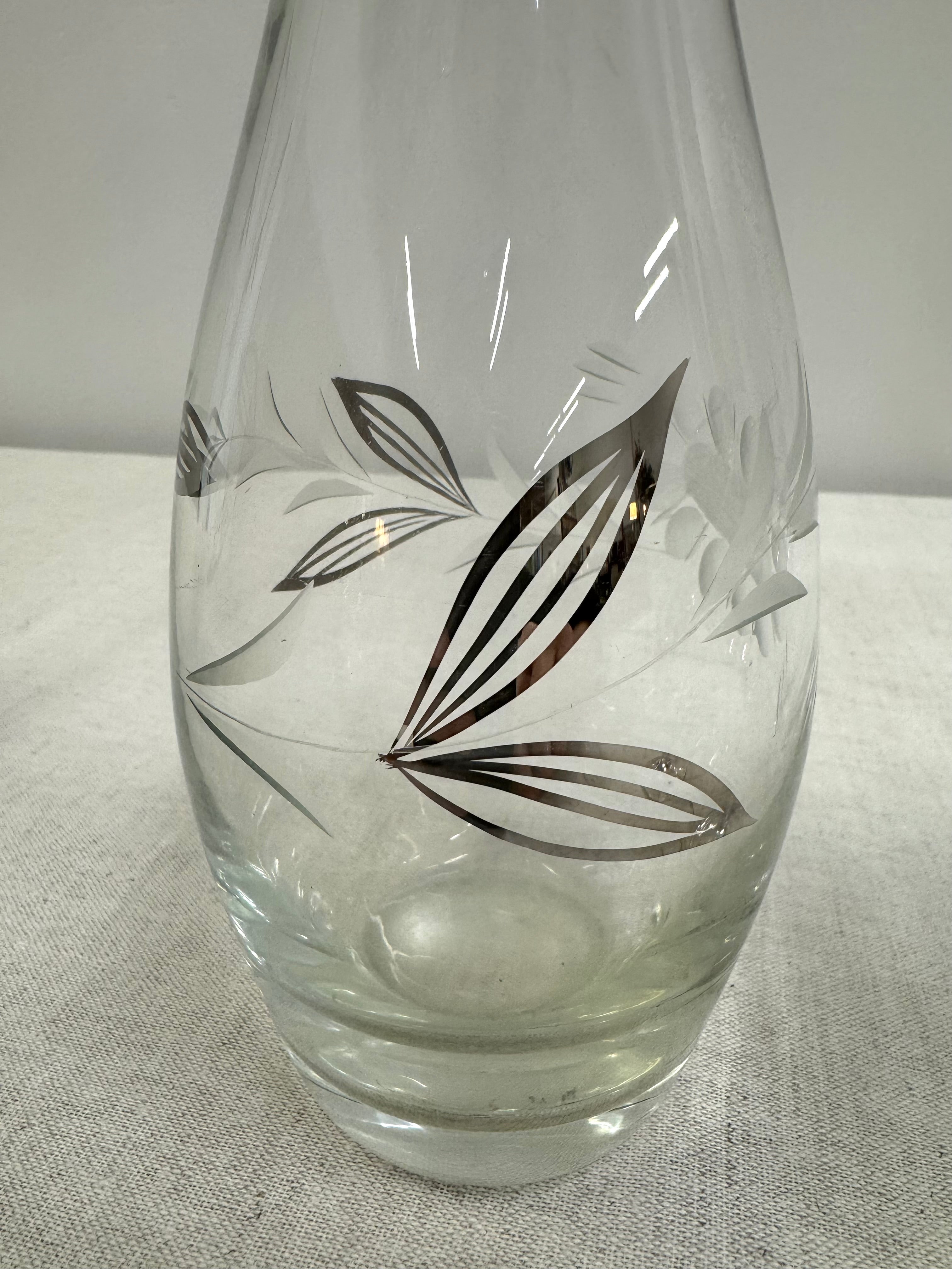 Cornflower Platinum Decanter Set