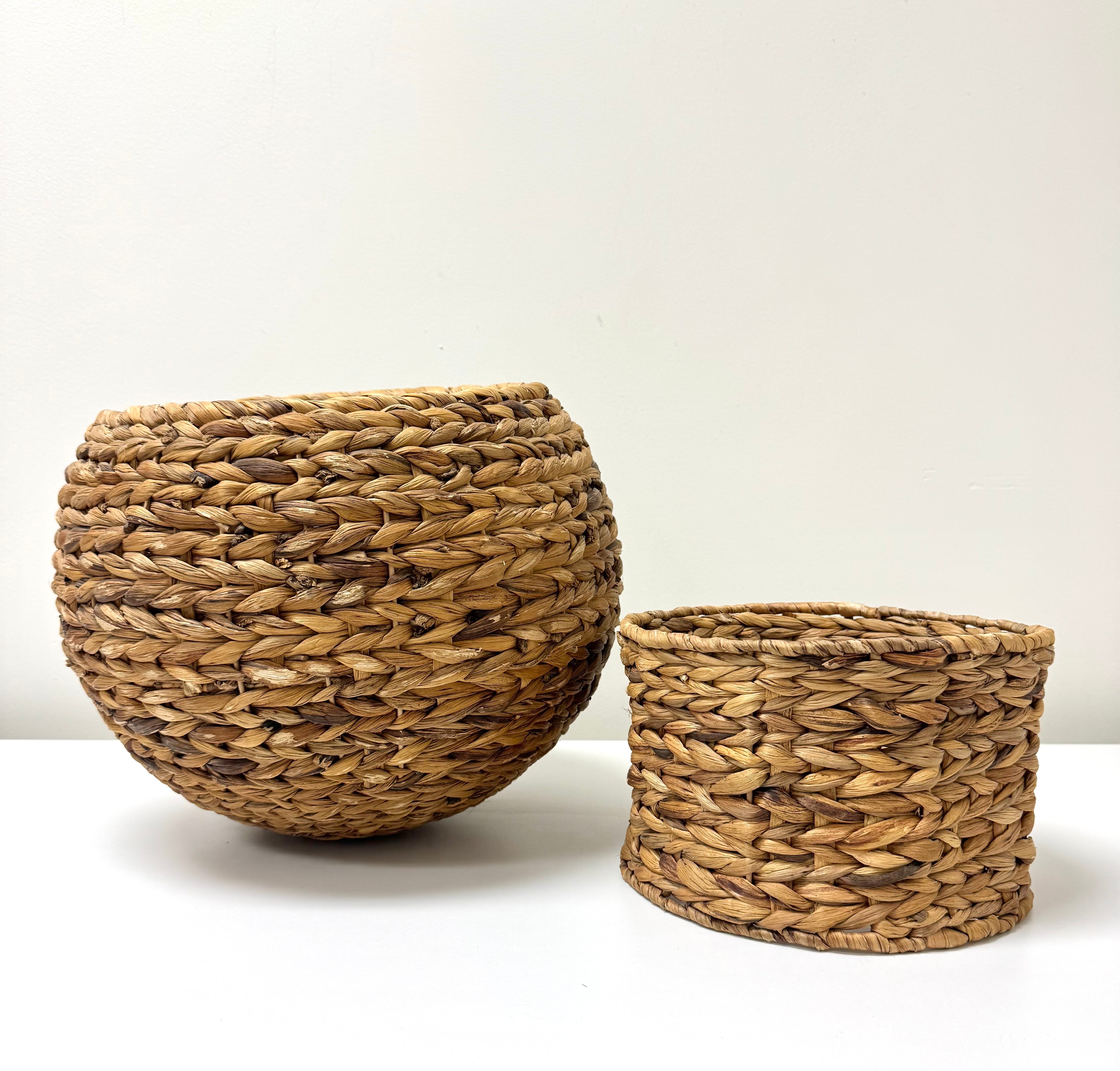 Seagrass Cat Egg Chair/Storage Basket