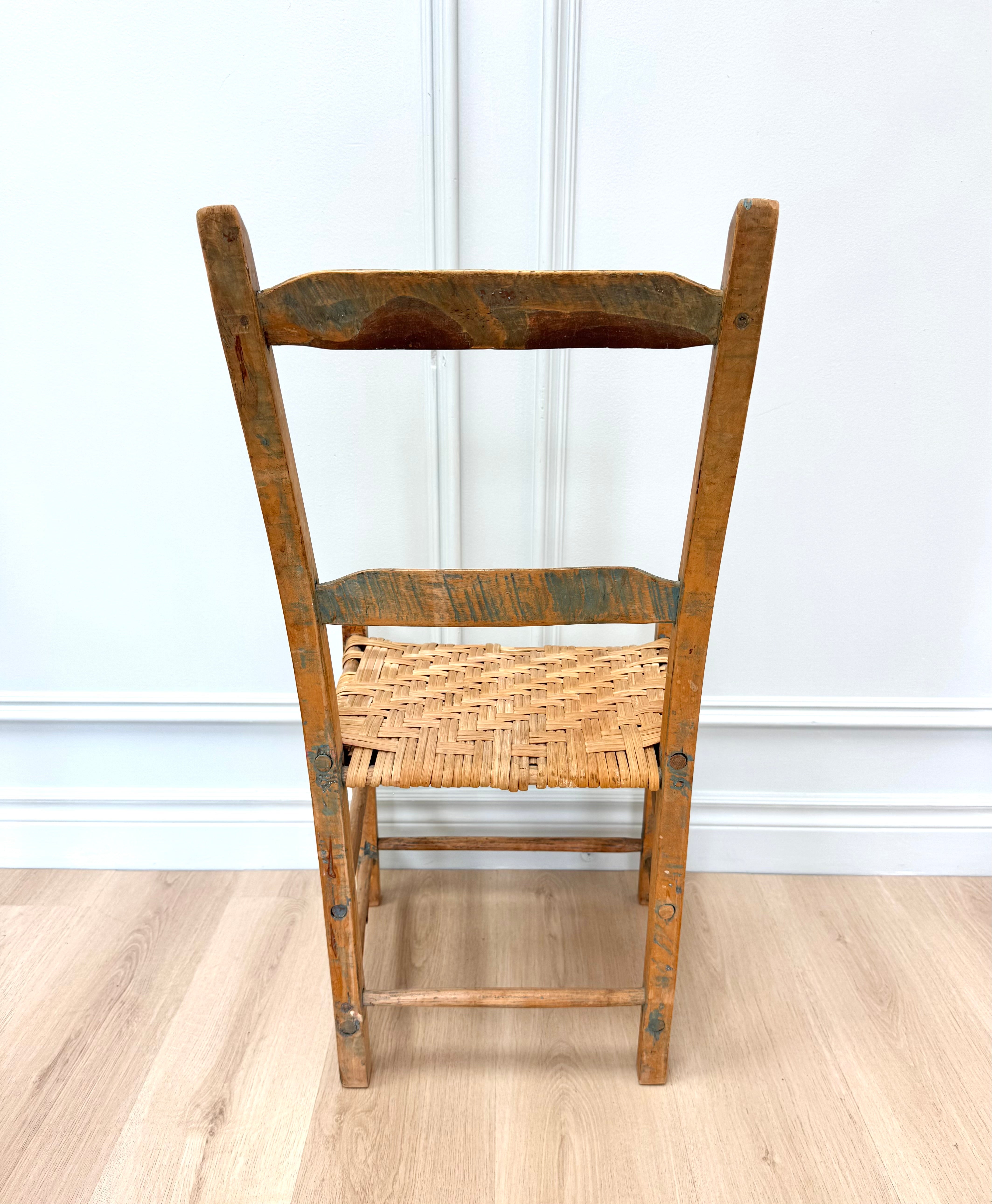 Vintage Farmhouse Ladderback Chair