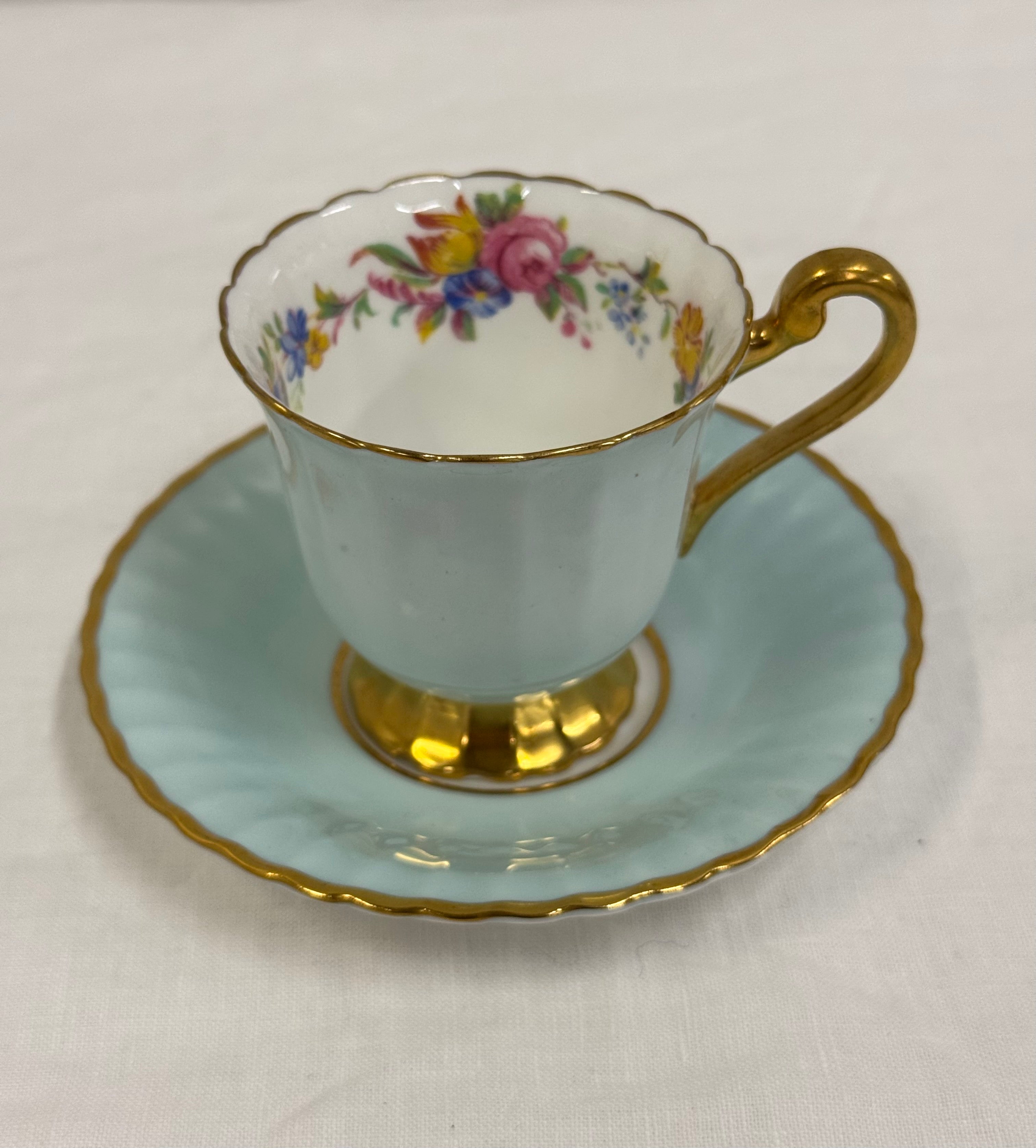 PARAGON Light Blue Cup & Saucer