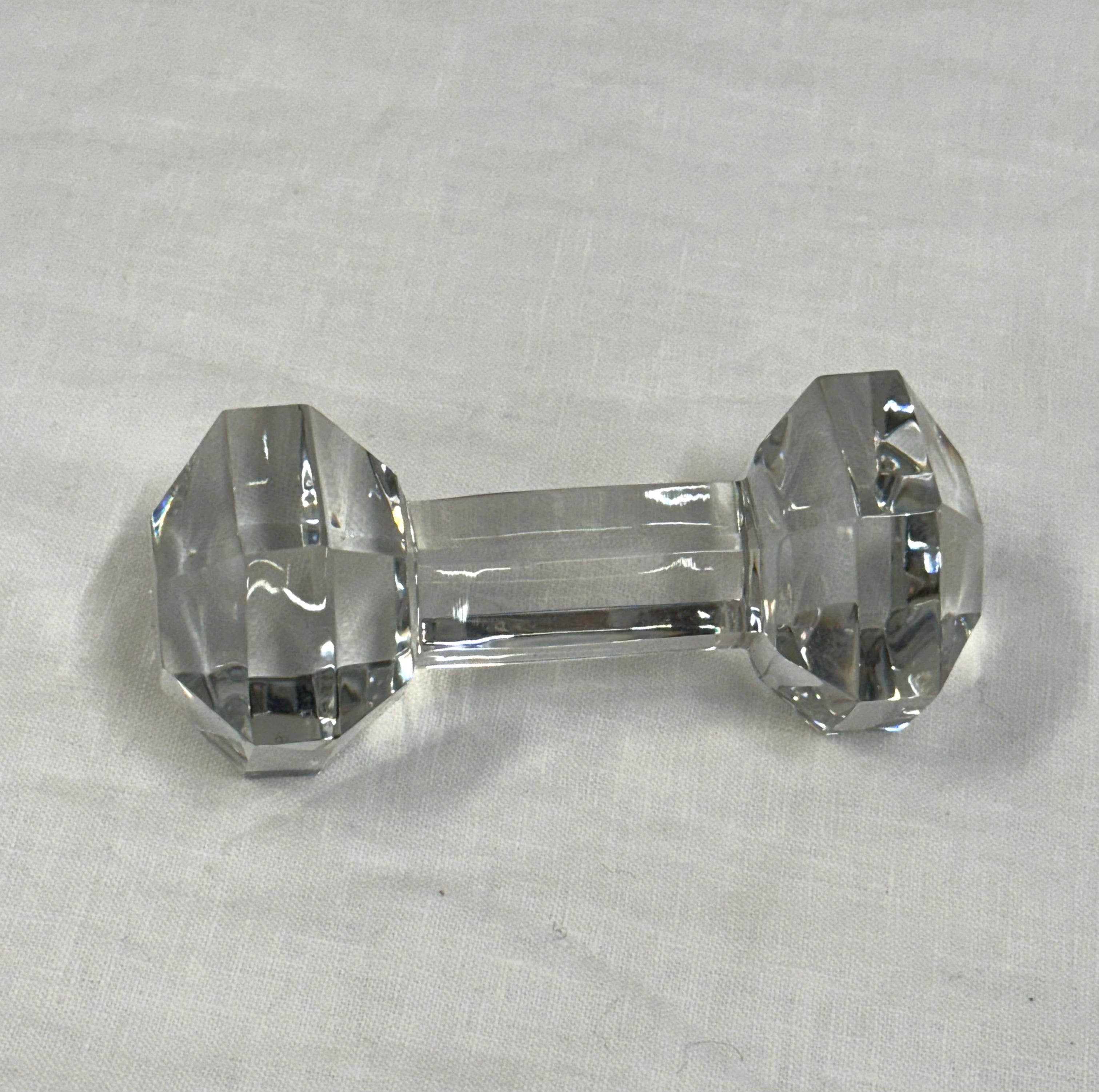 Faceted Crystal Utensil Rest