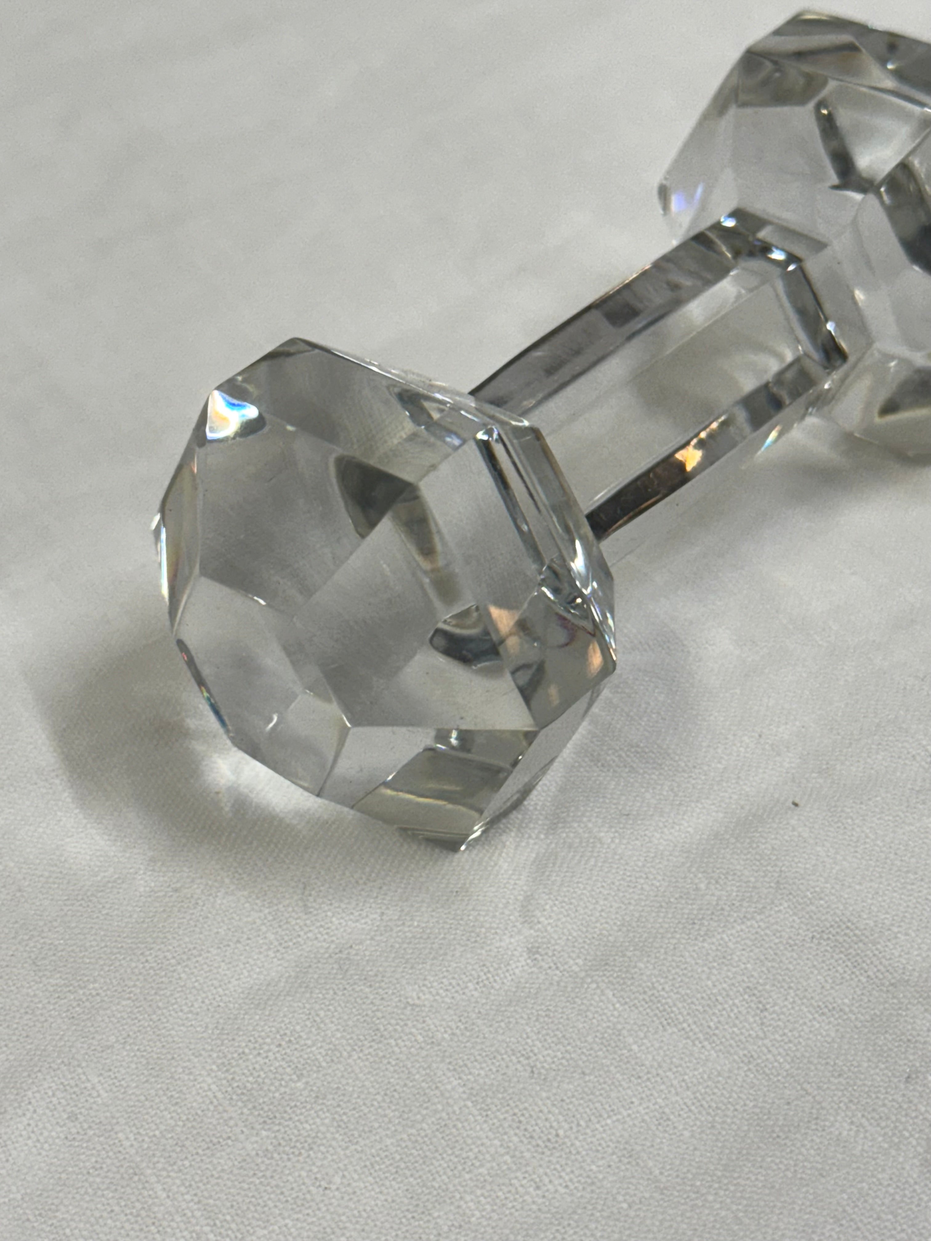 Faceted Crystal Utensil Rest