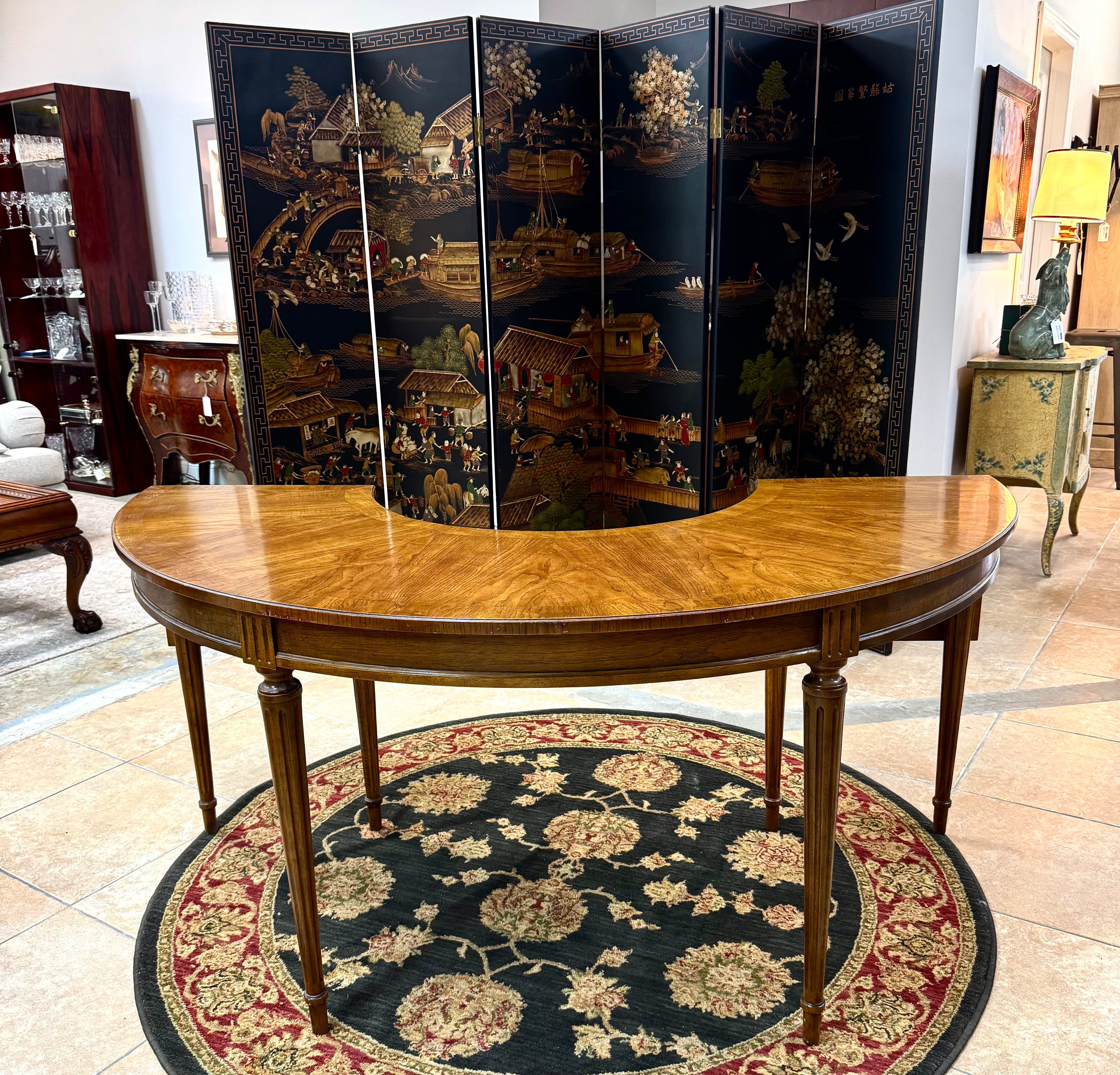 Vintage DREXEL Horseshoe Writing Desk