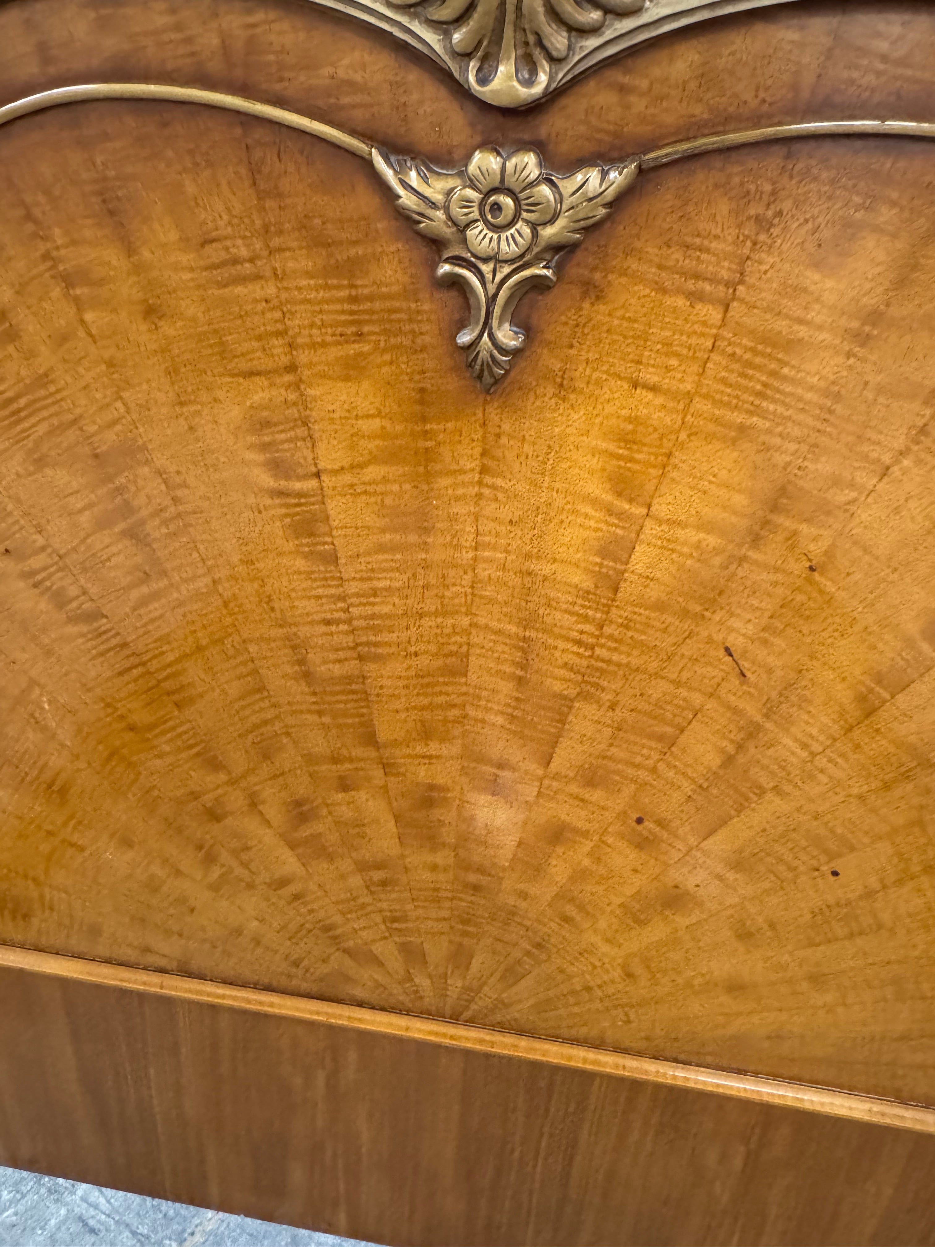 Vintage French Provincial Twin Bed