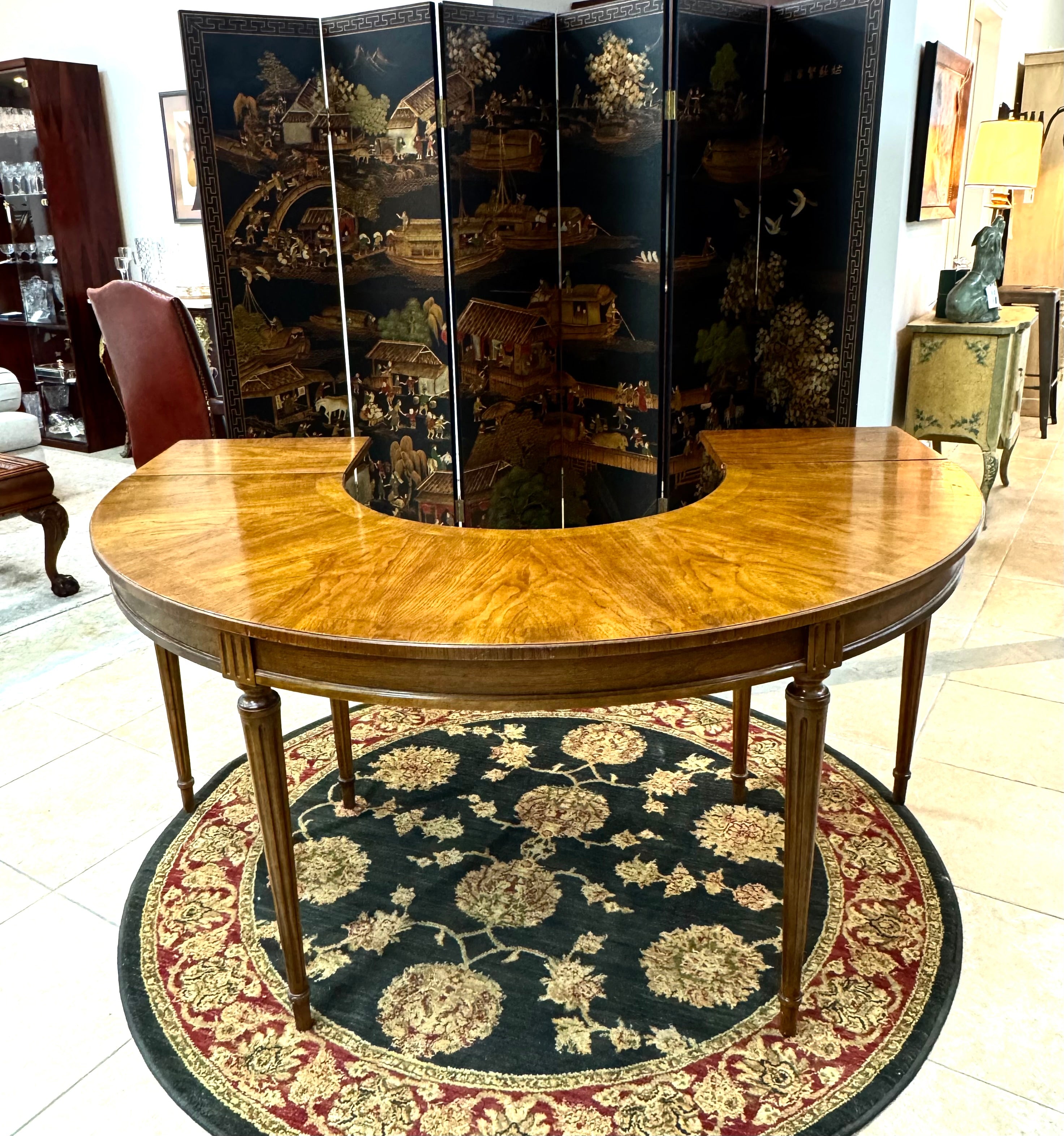 Vintage DREXEL Horseshoe Writing Desk
