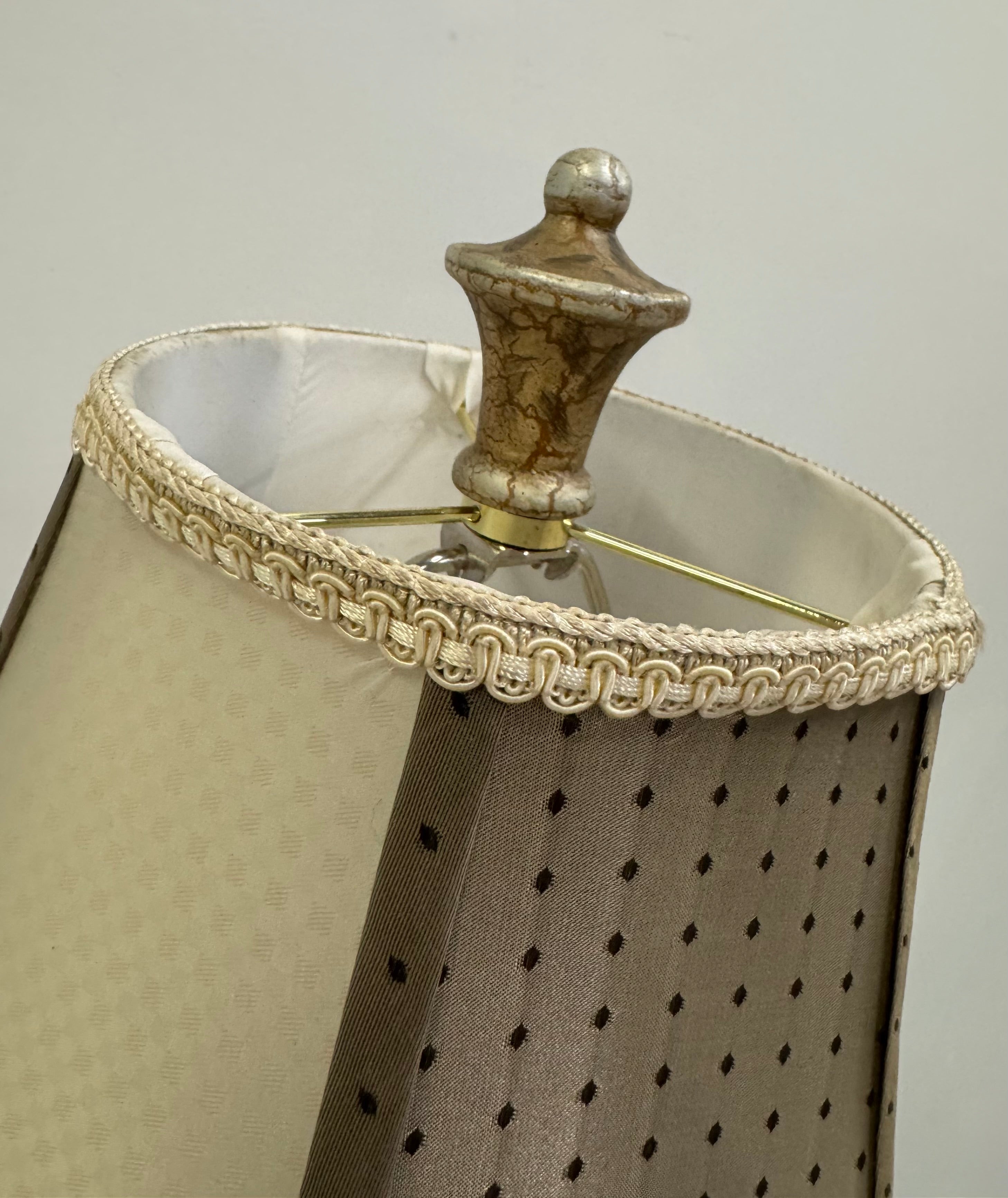 Antique Crackle Koi Fish Lamp