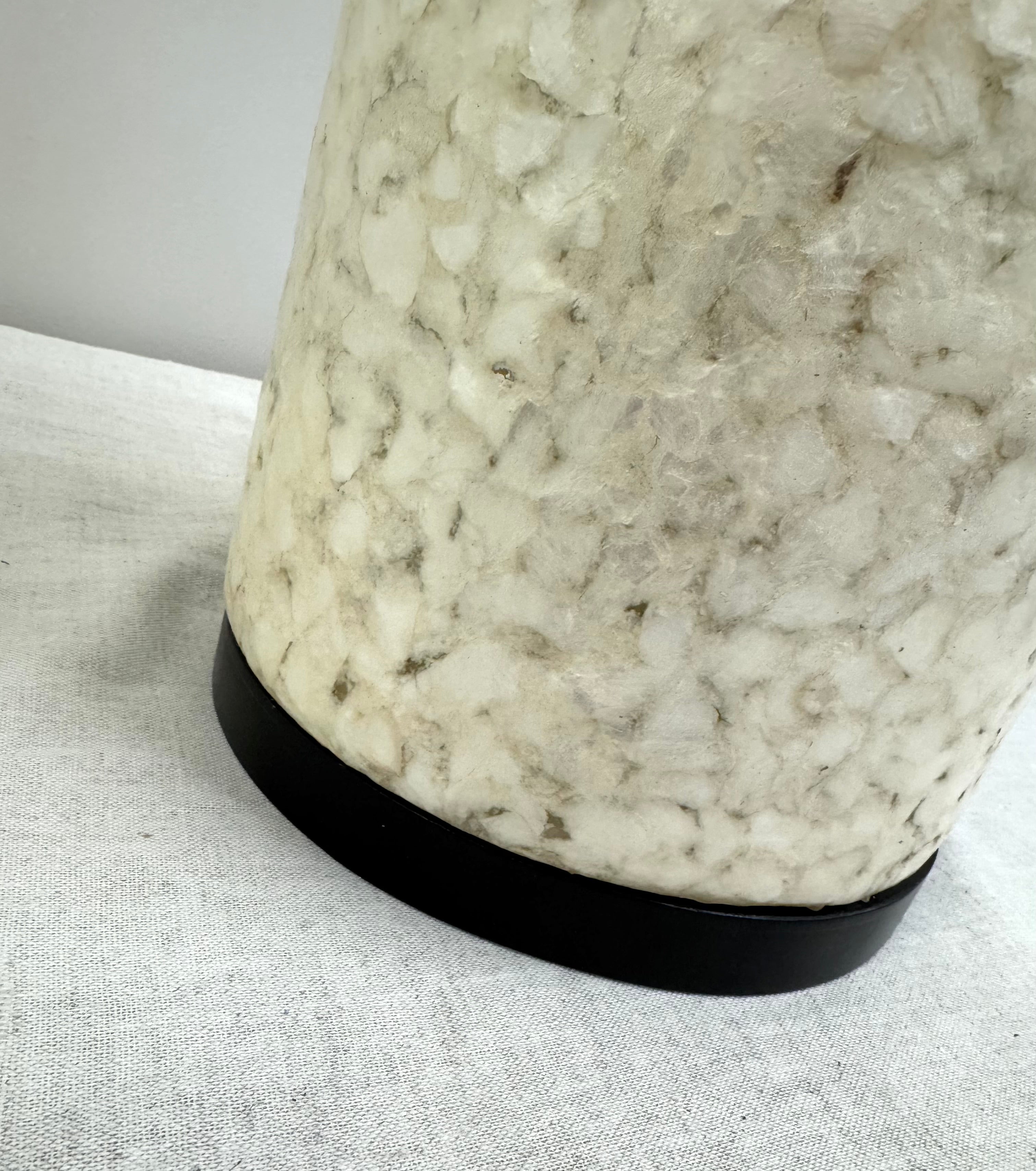 Mother-of-Pearl Cylinder Lamp