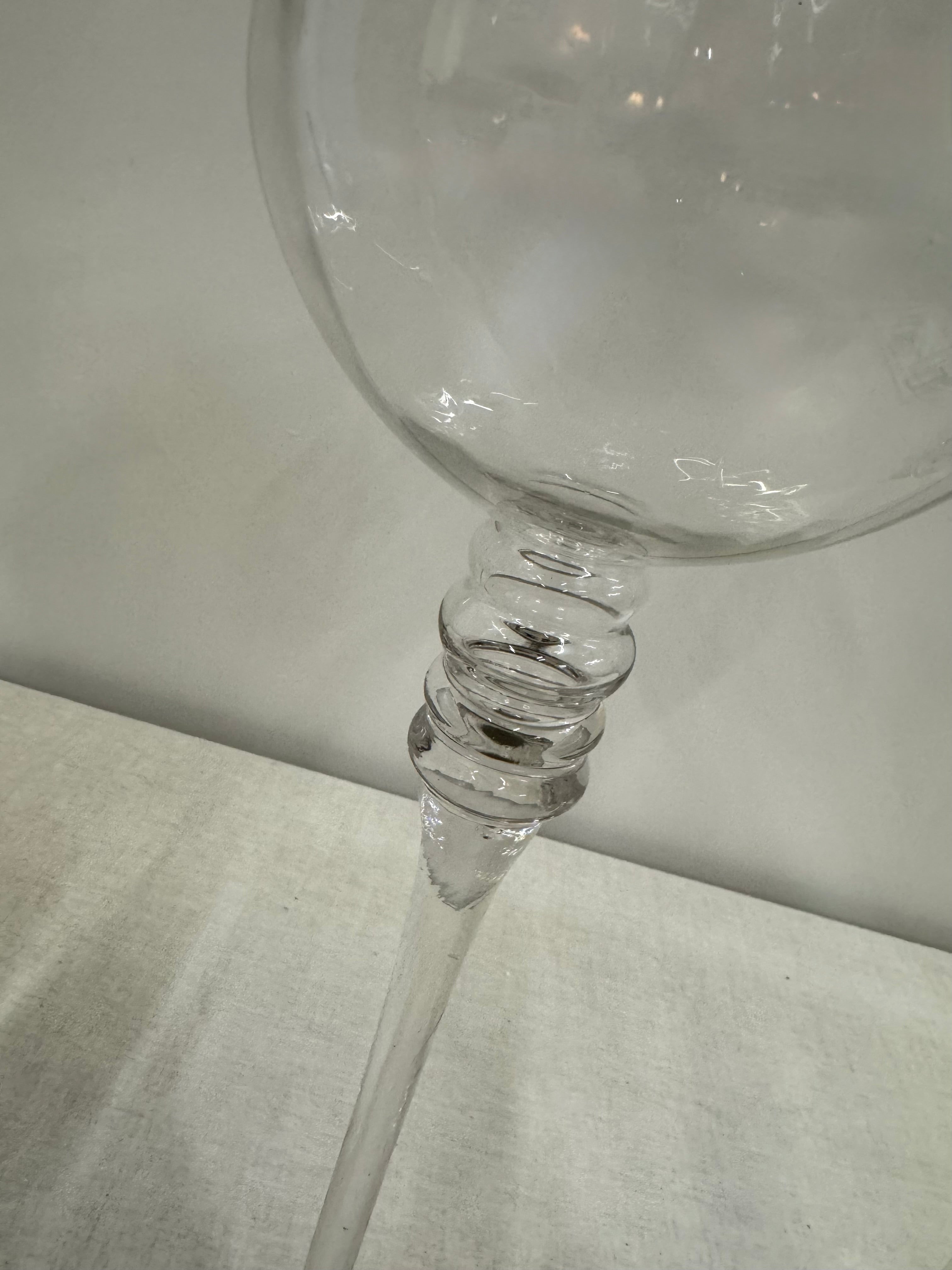 Swirl Bowl Hurricane Candle Holders Set of 2