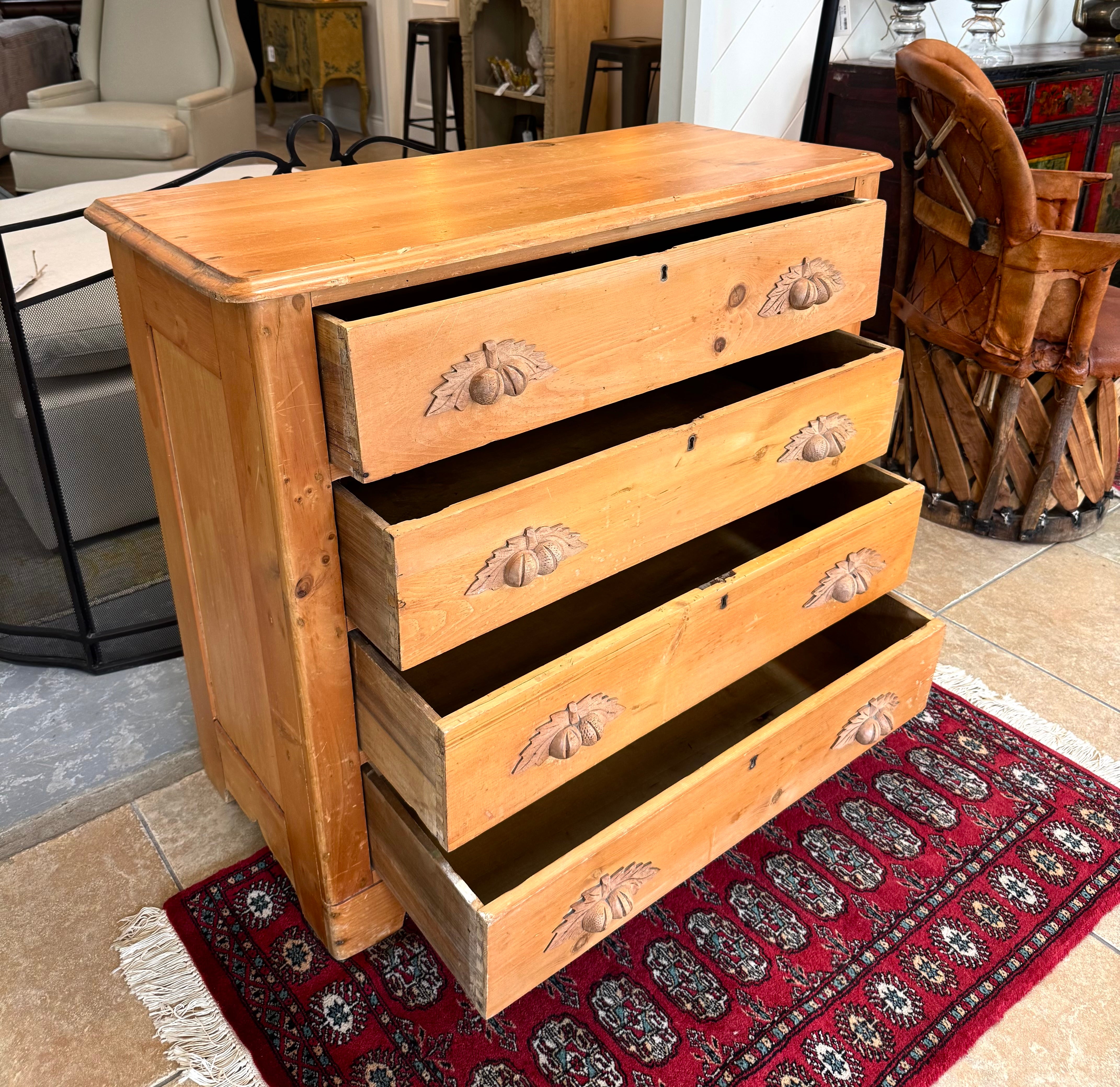 Solid Pine Chest of Drawers