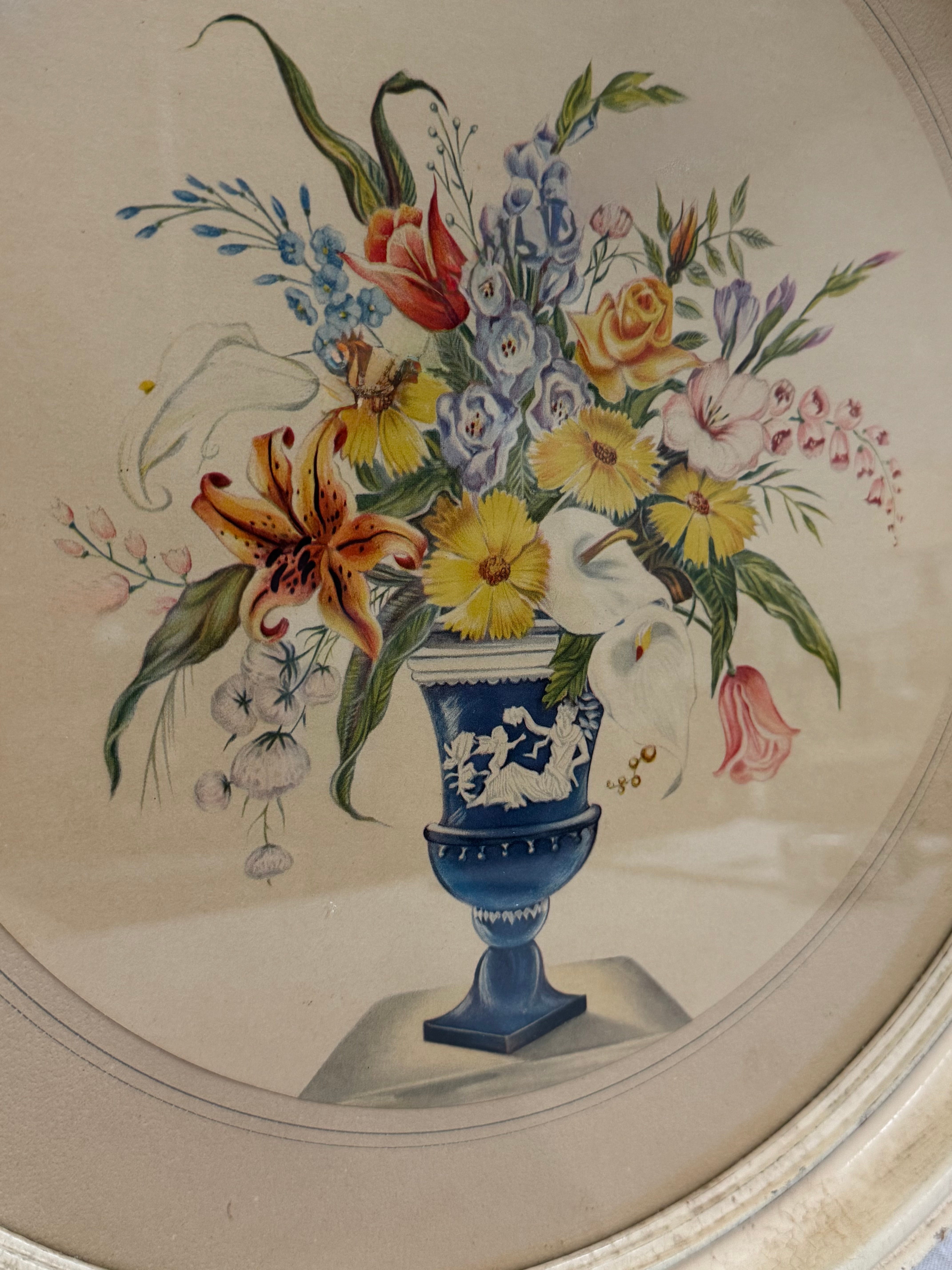Antique Floral Bouquet Print