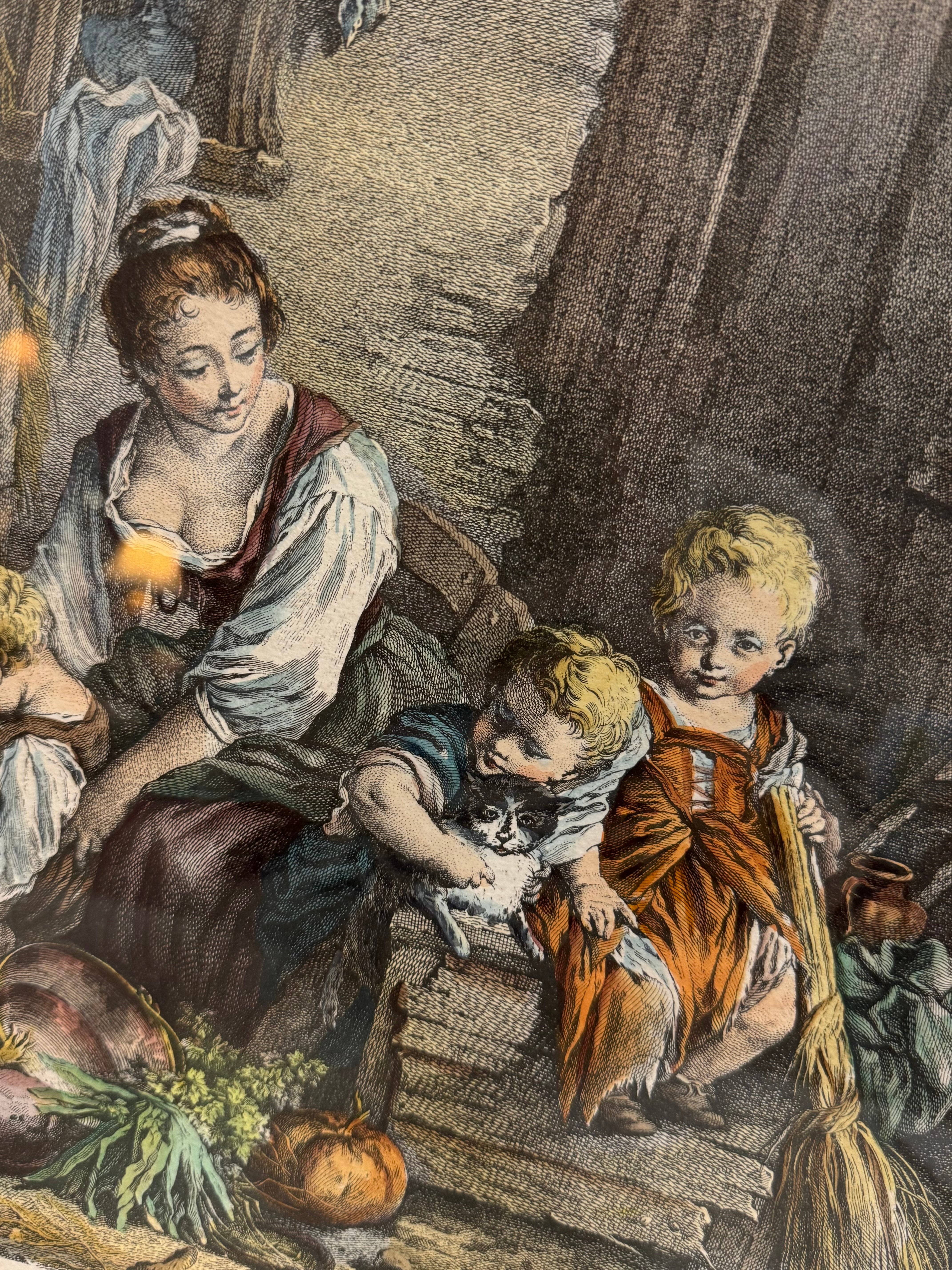 Vintage 'La Belle Villageoise' Print