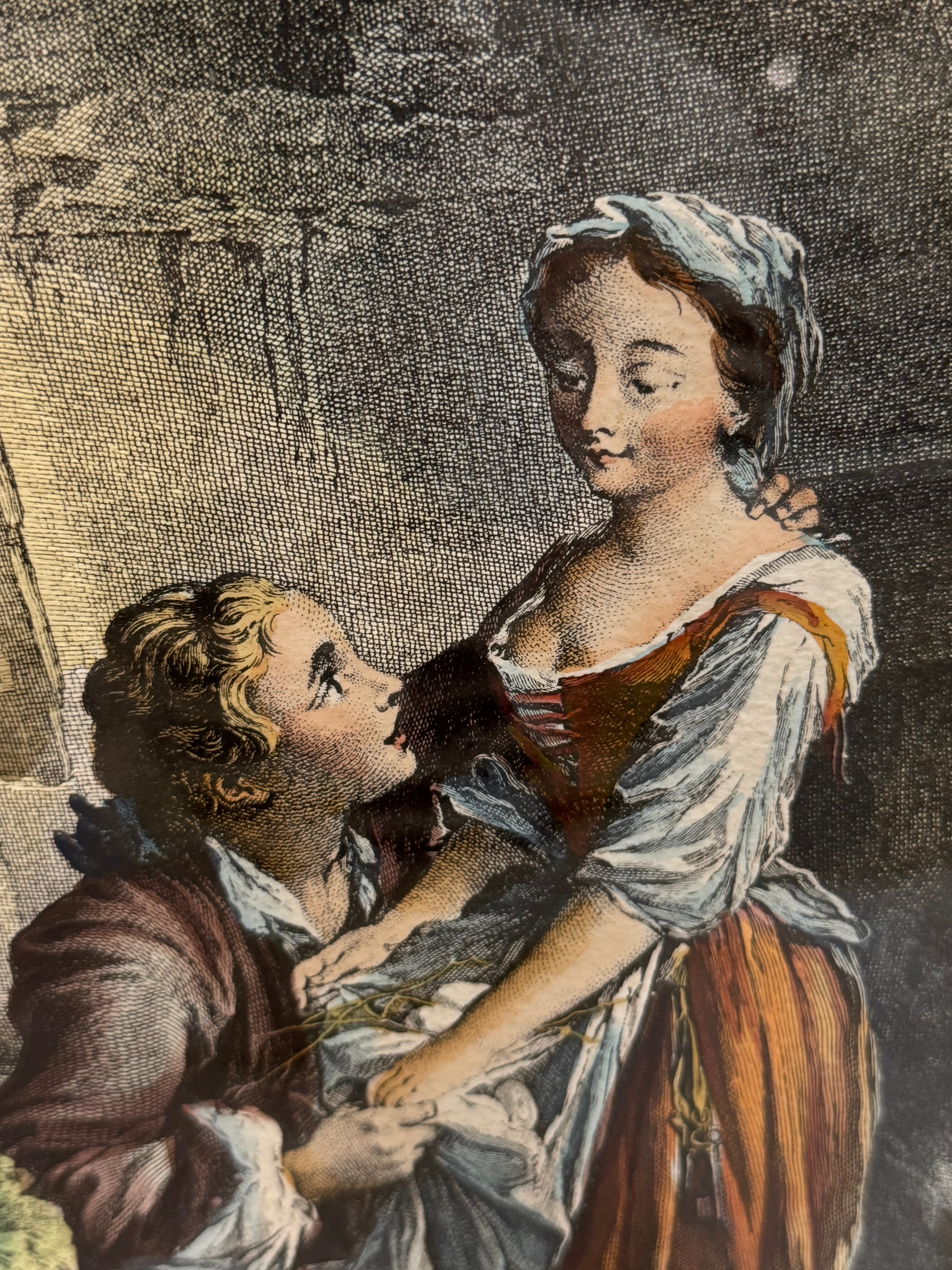 Vintage 'La Belle Cuisiniere' Print