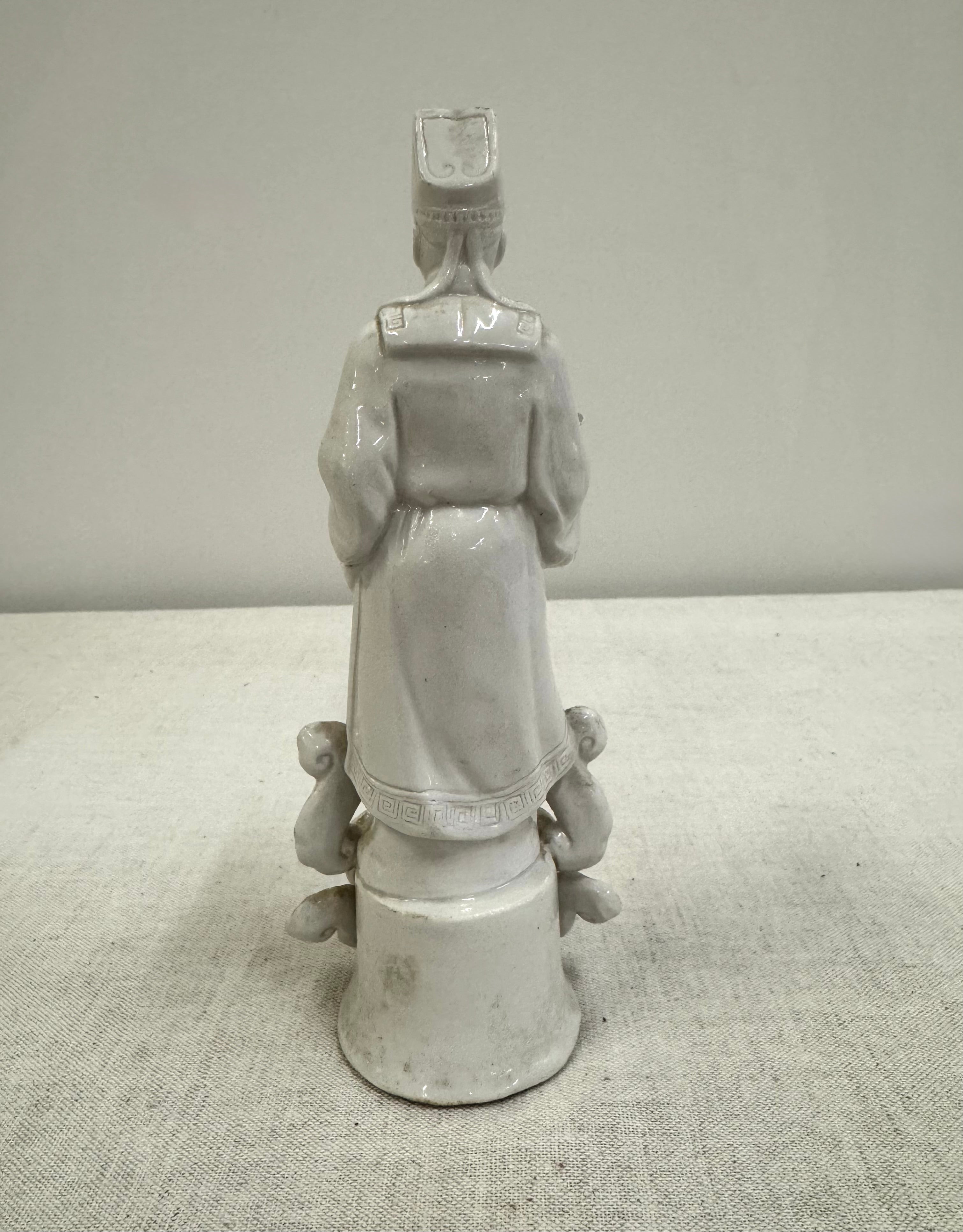 Vintage Blanc de Chine Chinese Figurine