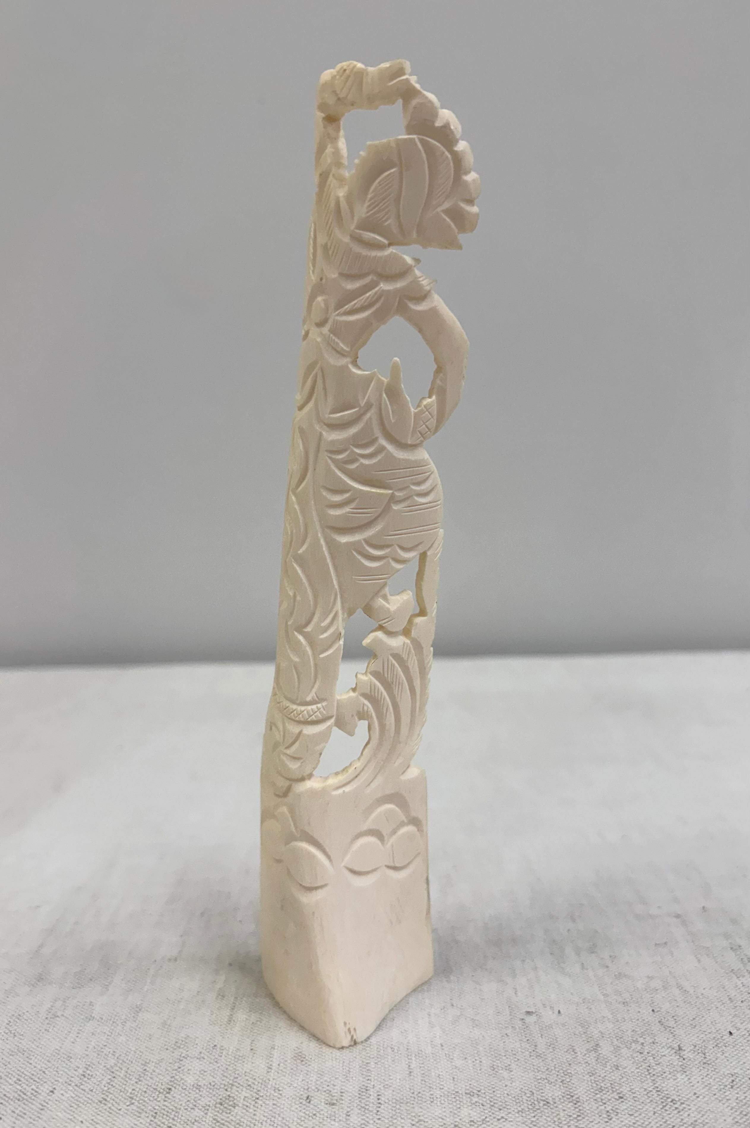 Vintage Balinese Hand-carved Bone Figurine