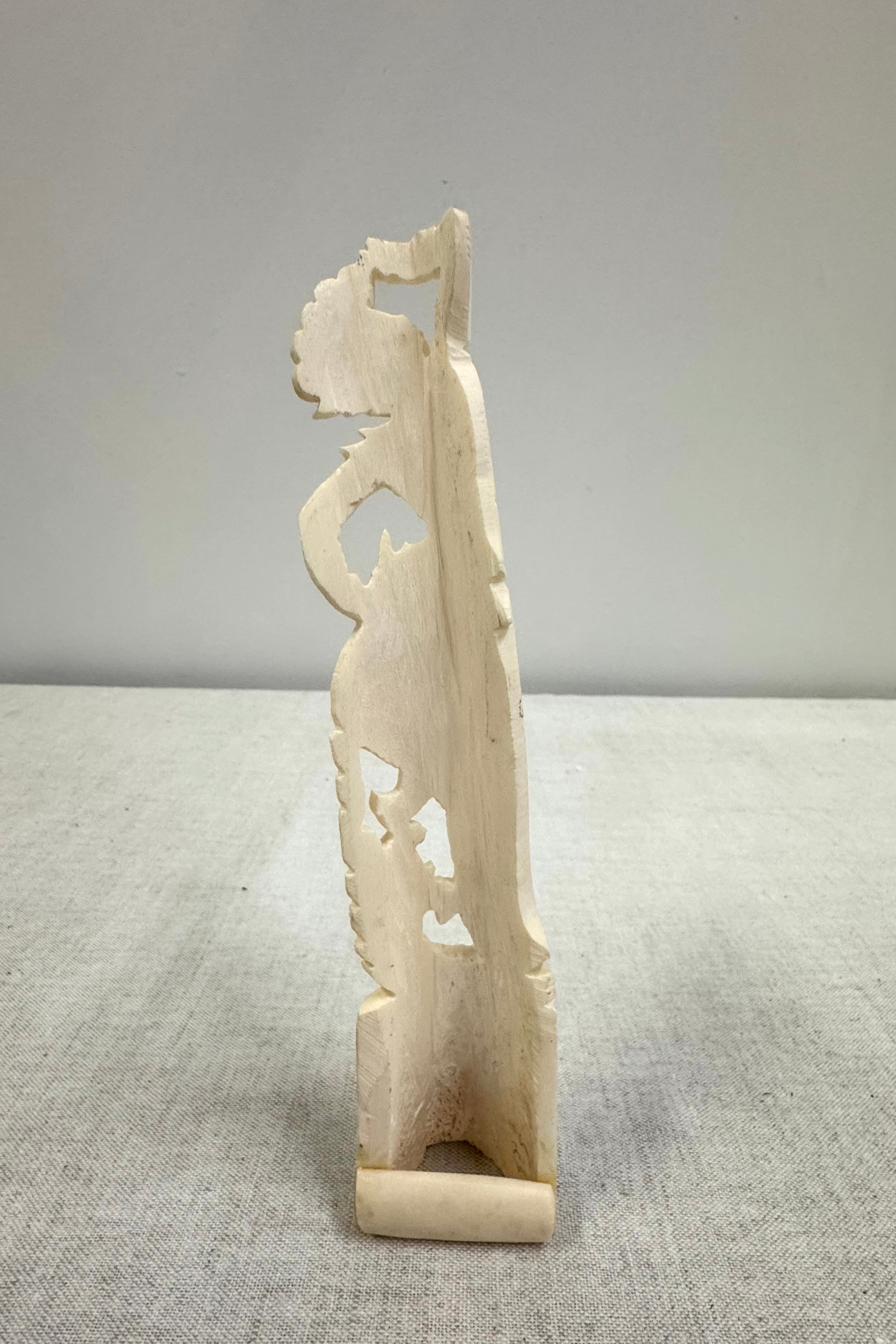 Vintage Balinese Hand-carved Bone Figurine