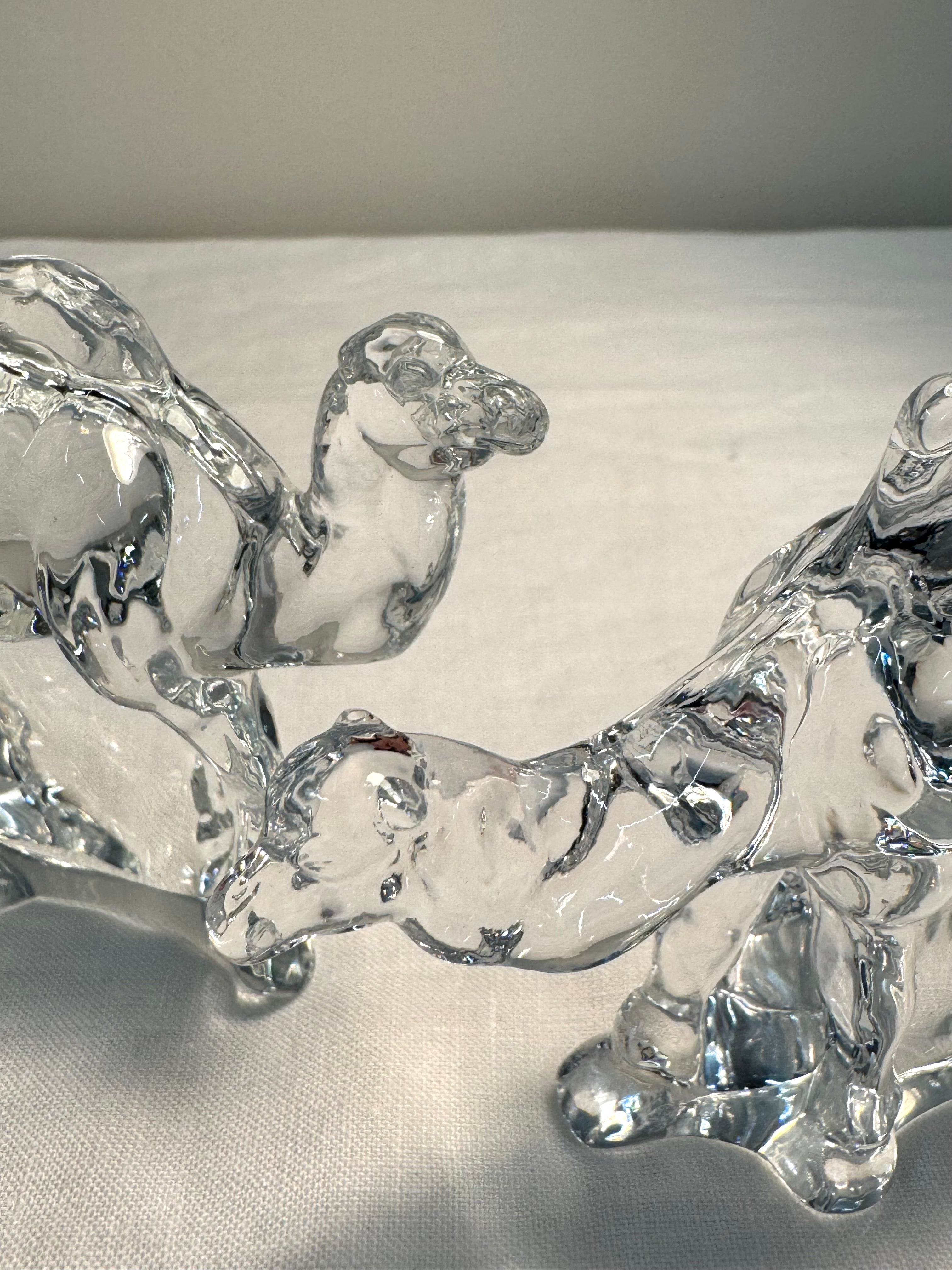 FRANKLIN MINT 'Animals of the Ark' Camels Set of 2