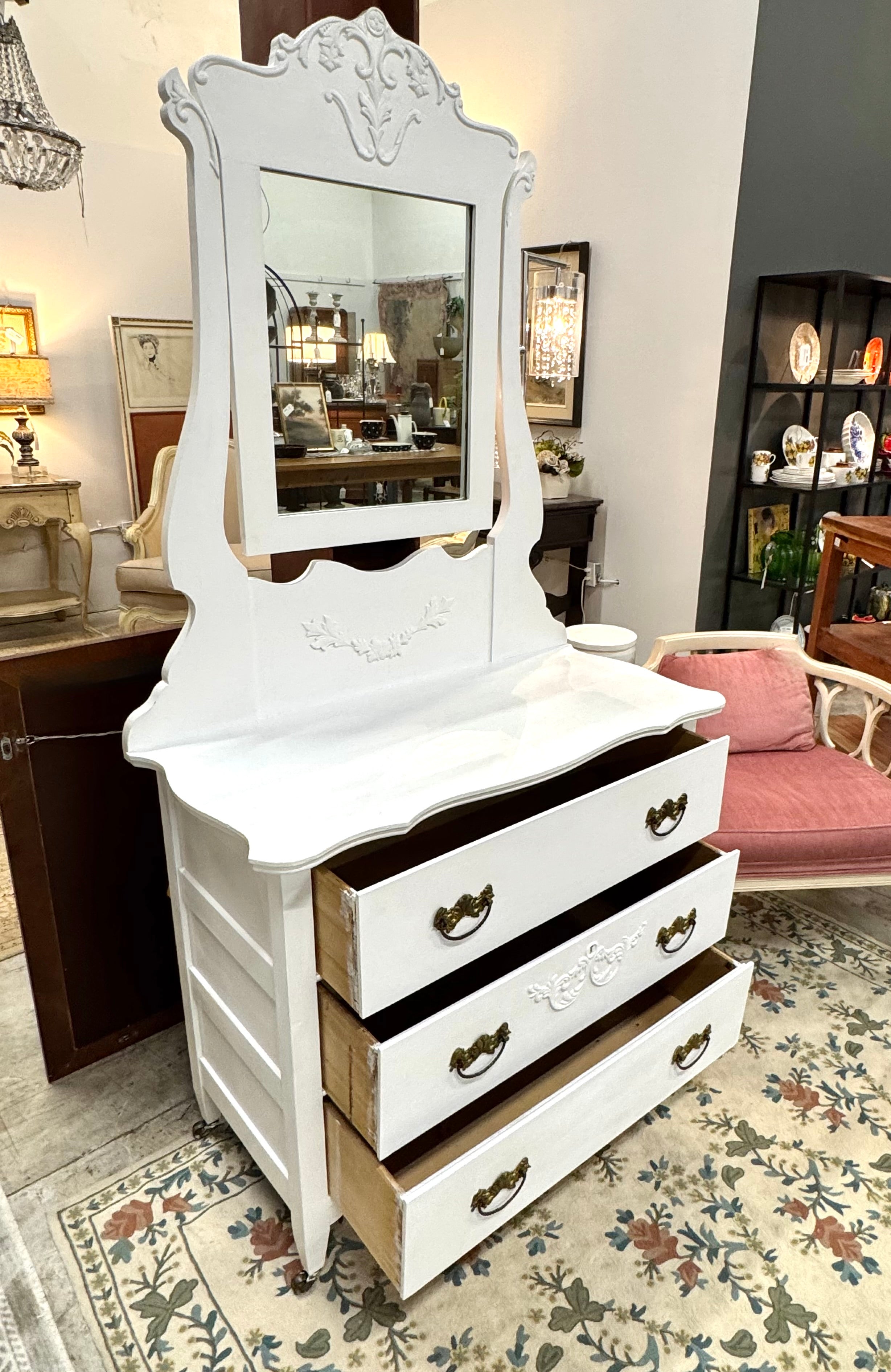 Vintage Dresser with Mirror