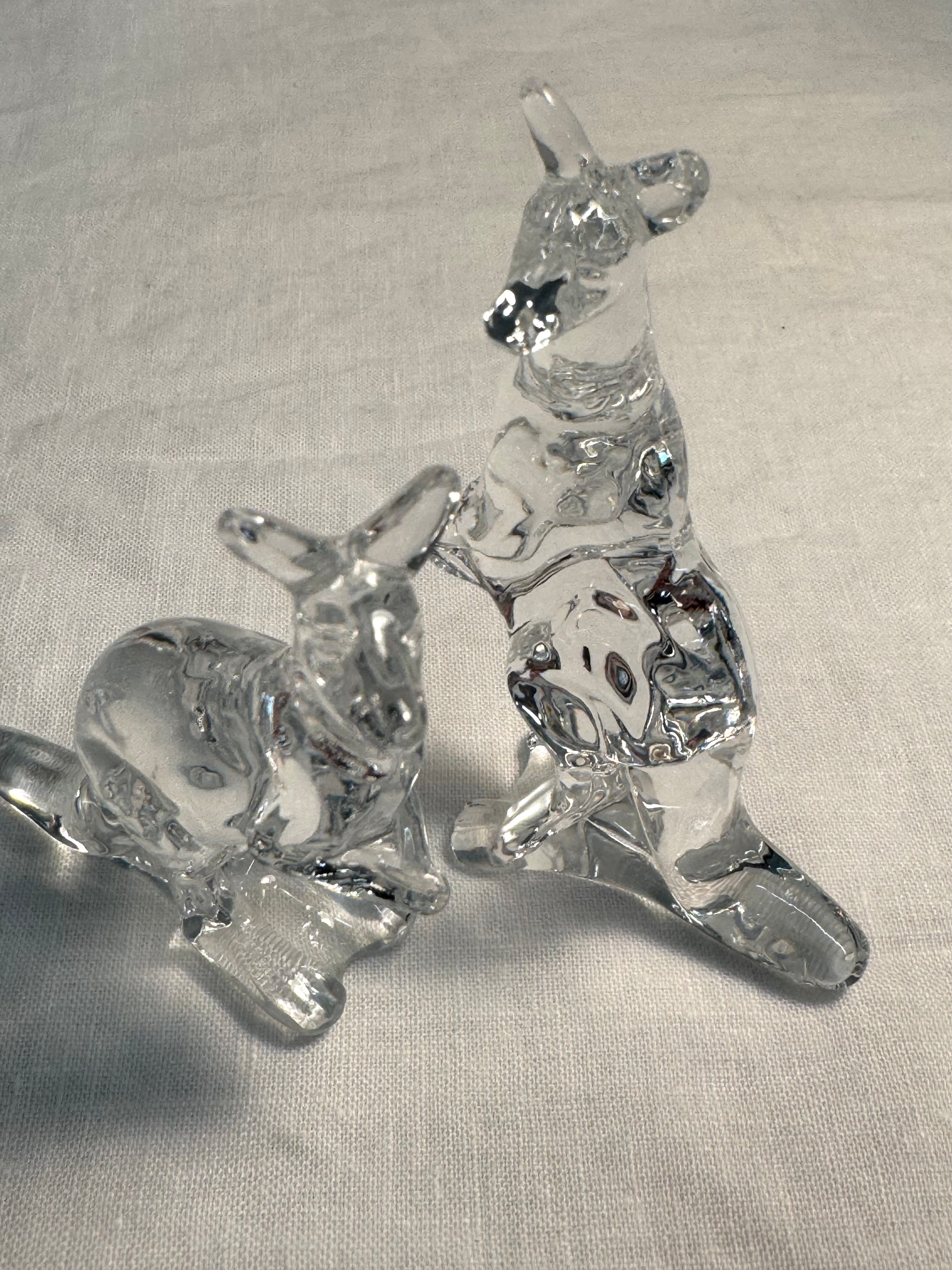 FRANKLIN MINT 'Animals of the Ark' Kangaroos Set of 2