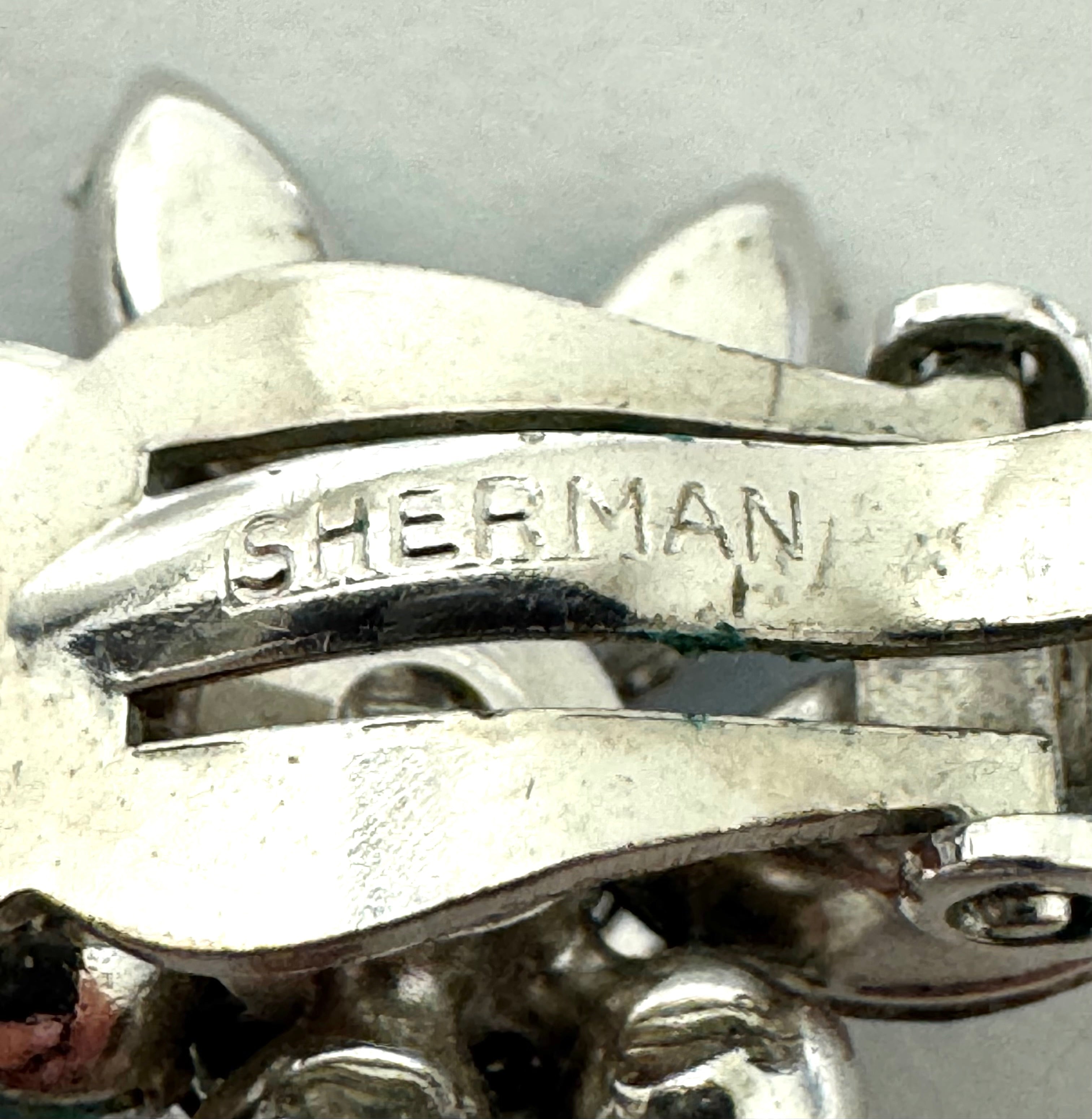 SHERMAN Teal Aurora Borealis Clips