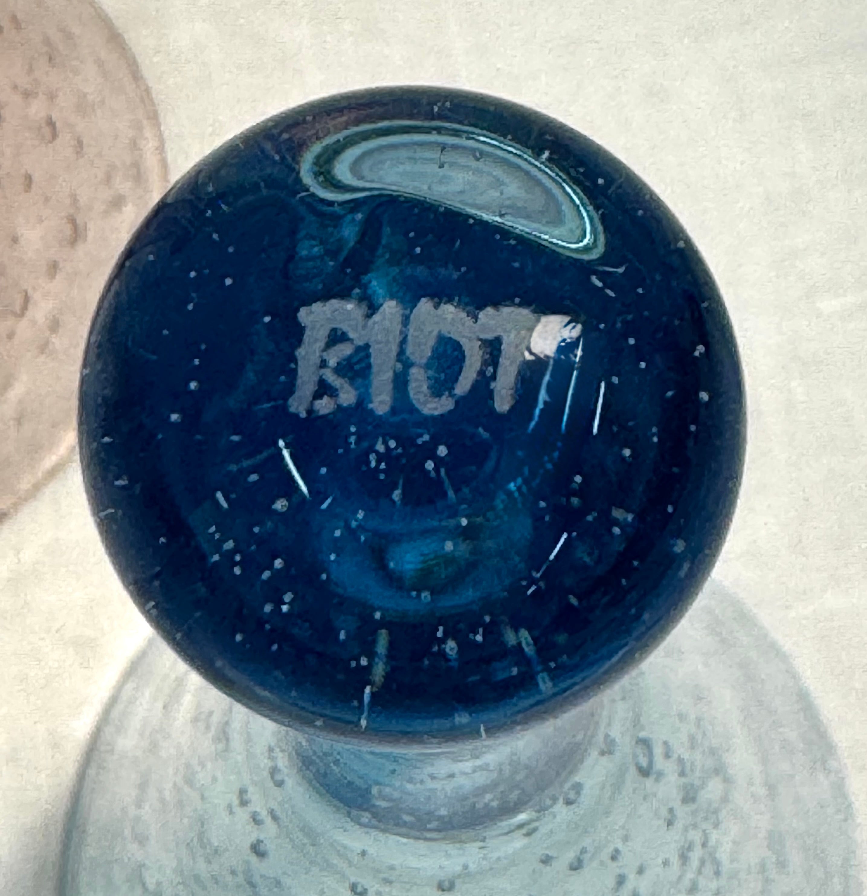 Vintage BIOT France Tinquette Glasses Set of 7