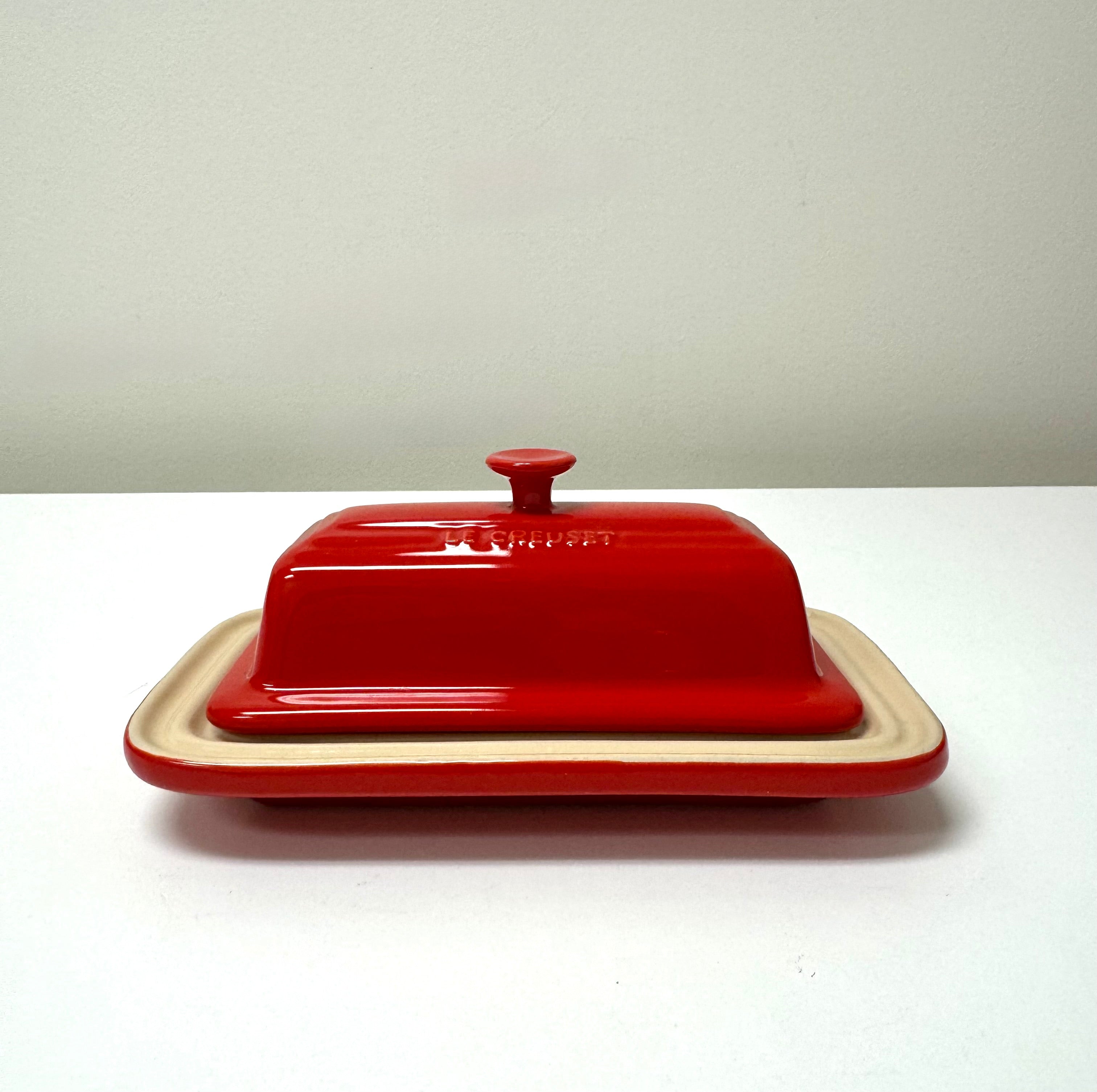 LE CREUSET Cerise Classic Covered Butter