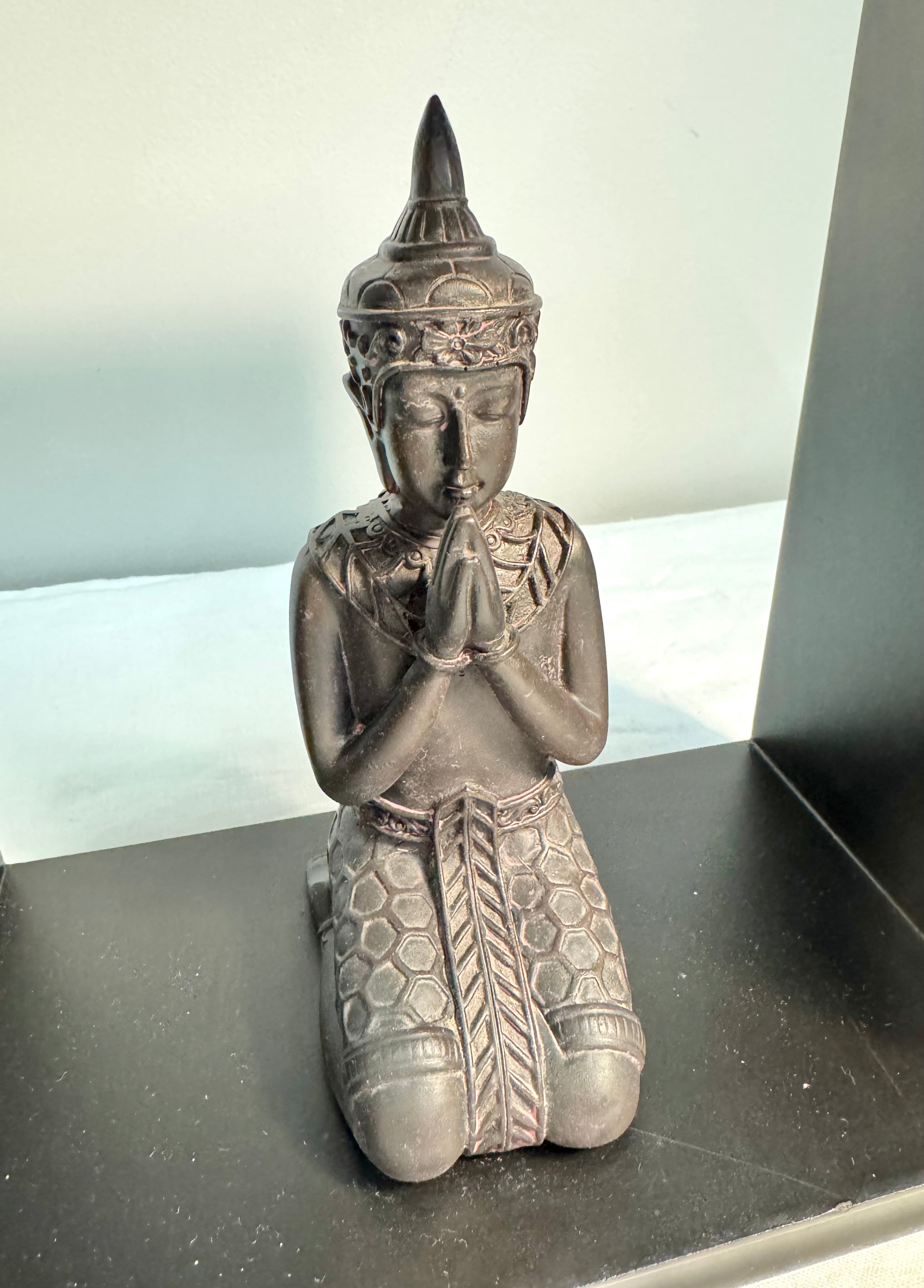 Sitting Buddha in Black Shadow Box