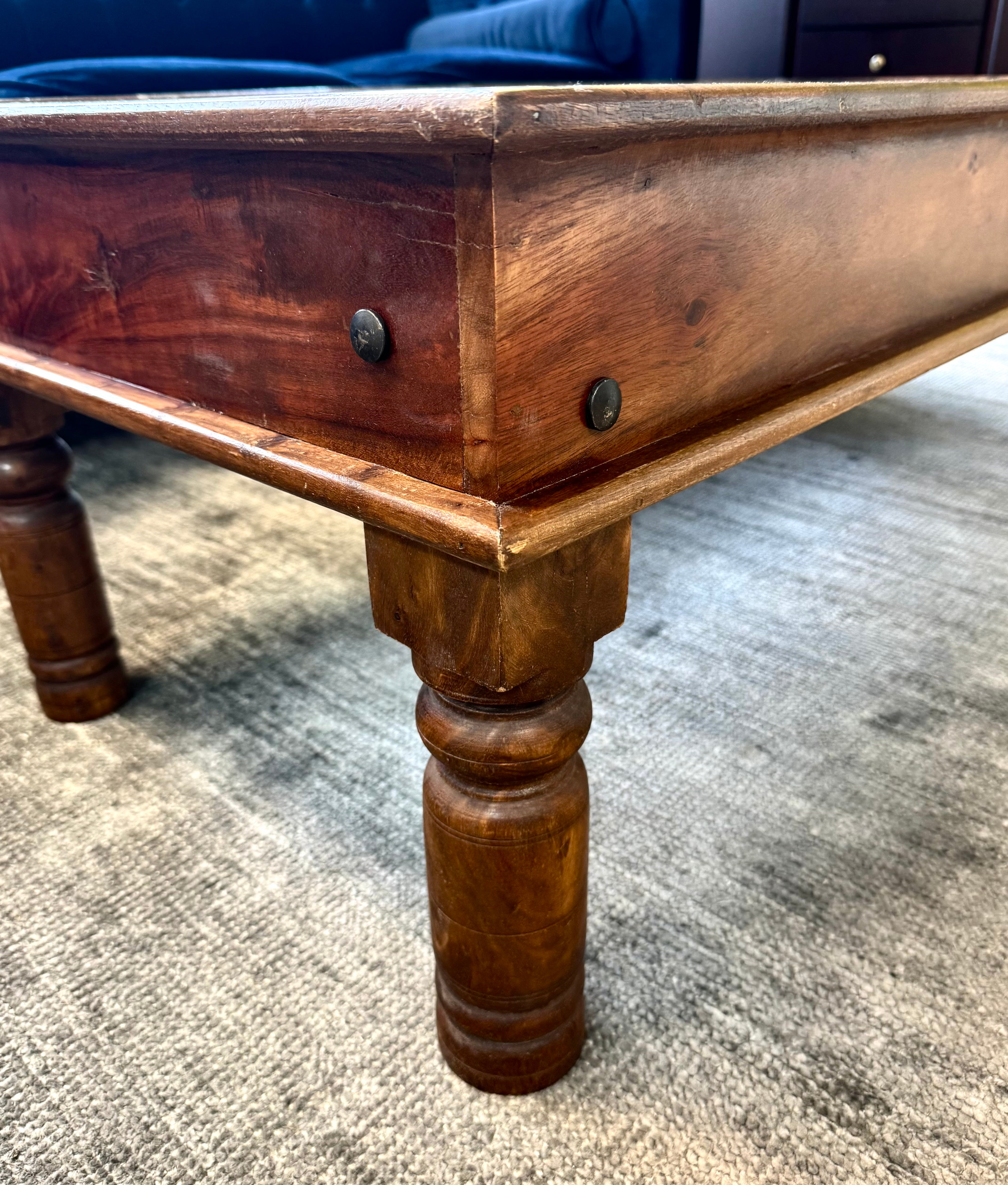 Hand-carved Indian Coffee Table
