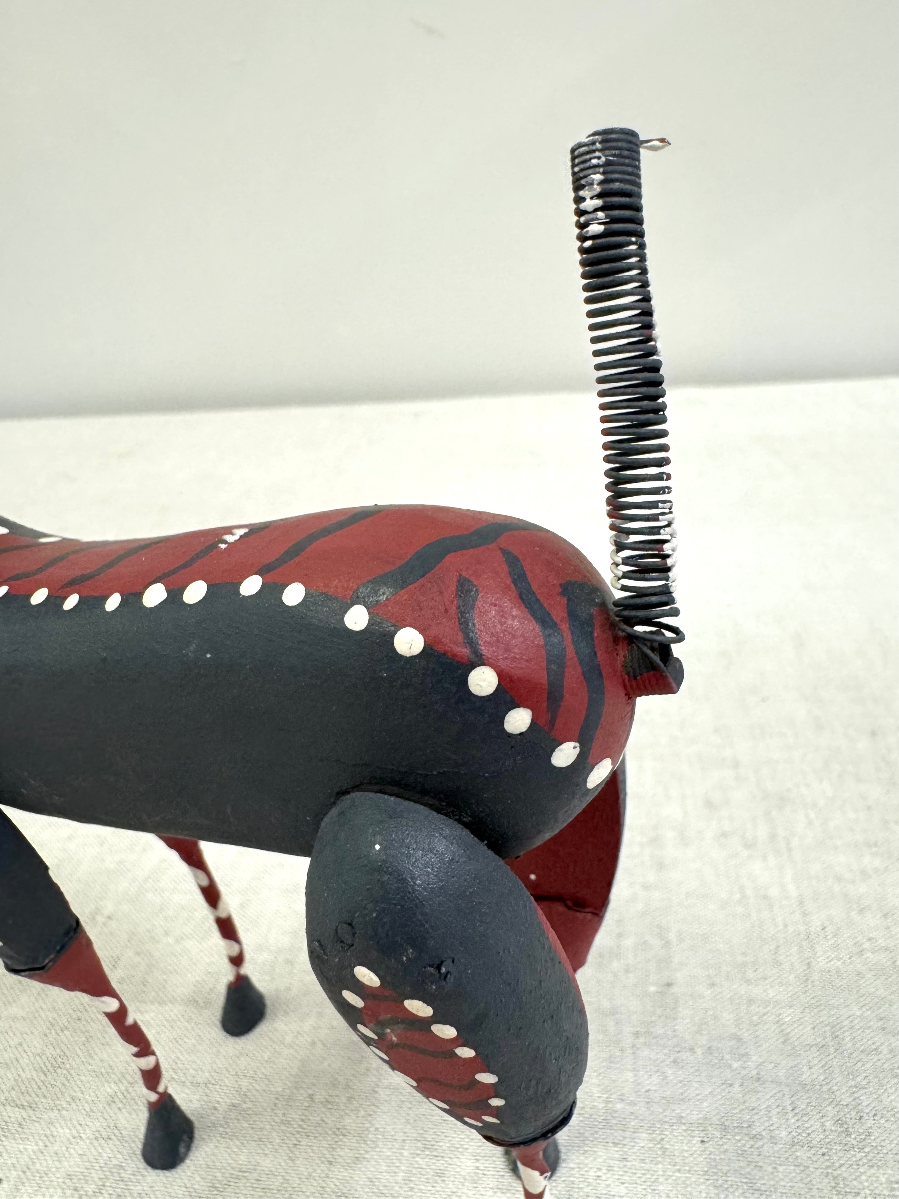 Spotted Deer Folk Art Figure