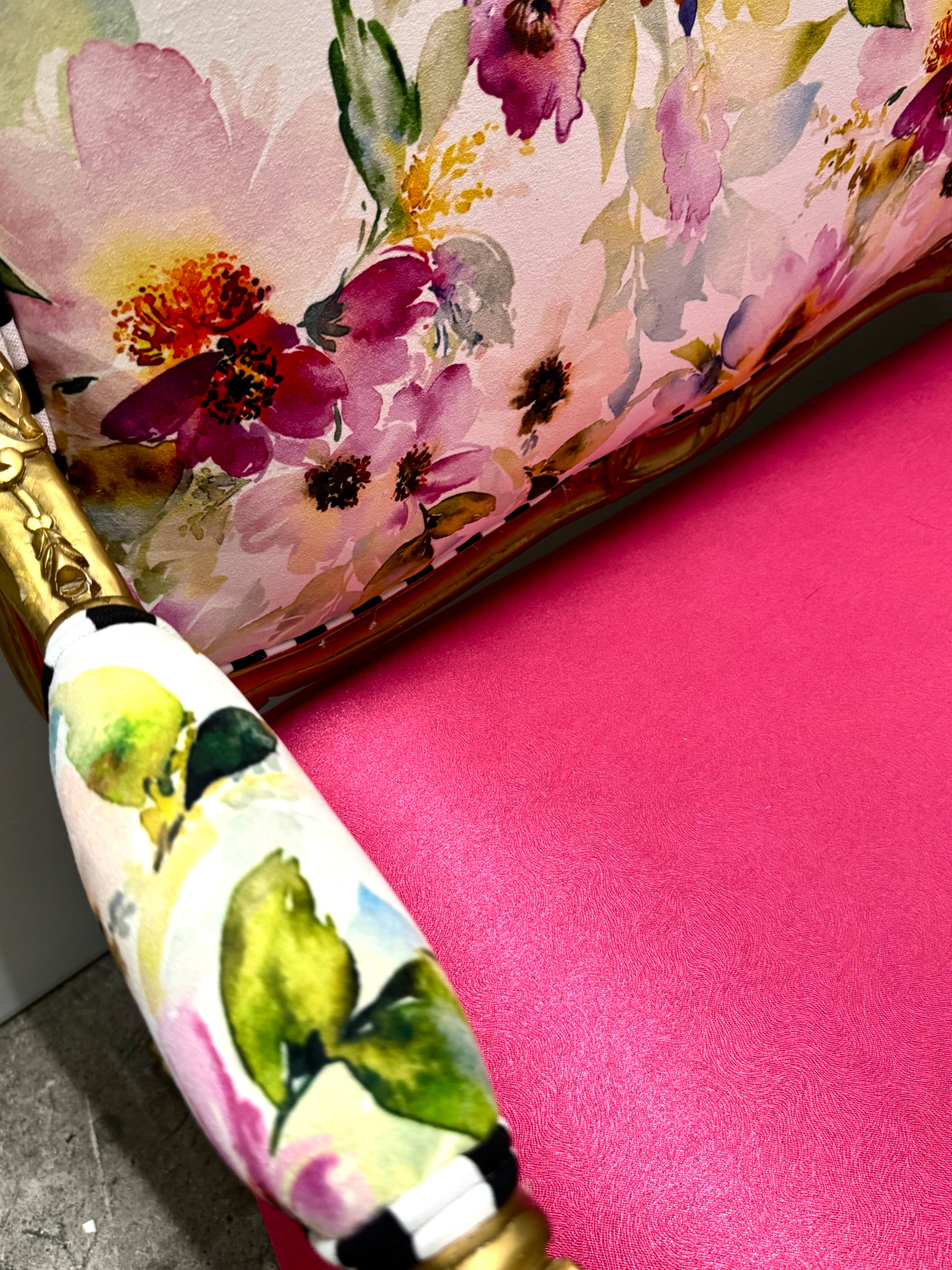 Gold Louis XV Settee