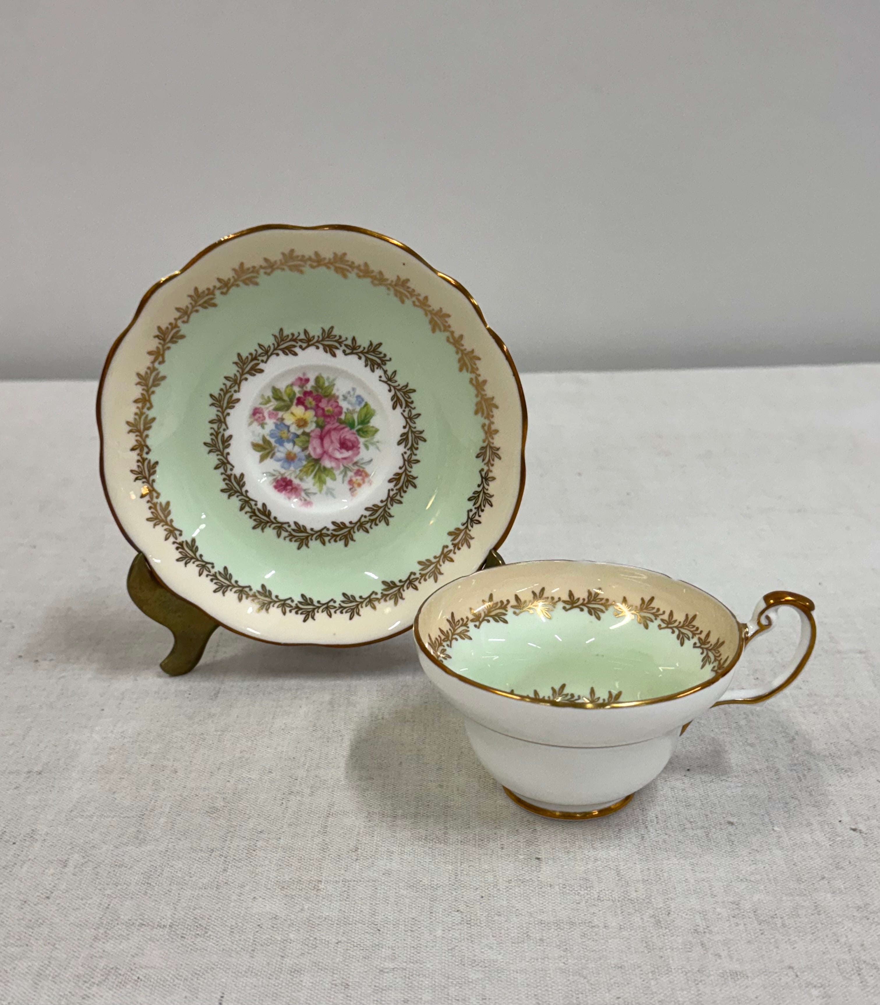 FOLEY 'Spring Bouquet' Cup & Saucer