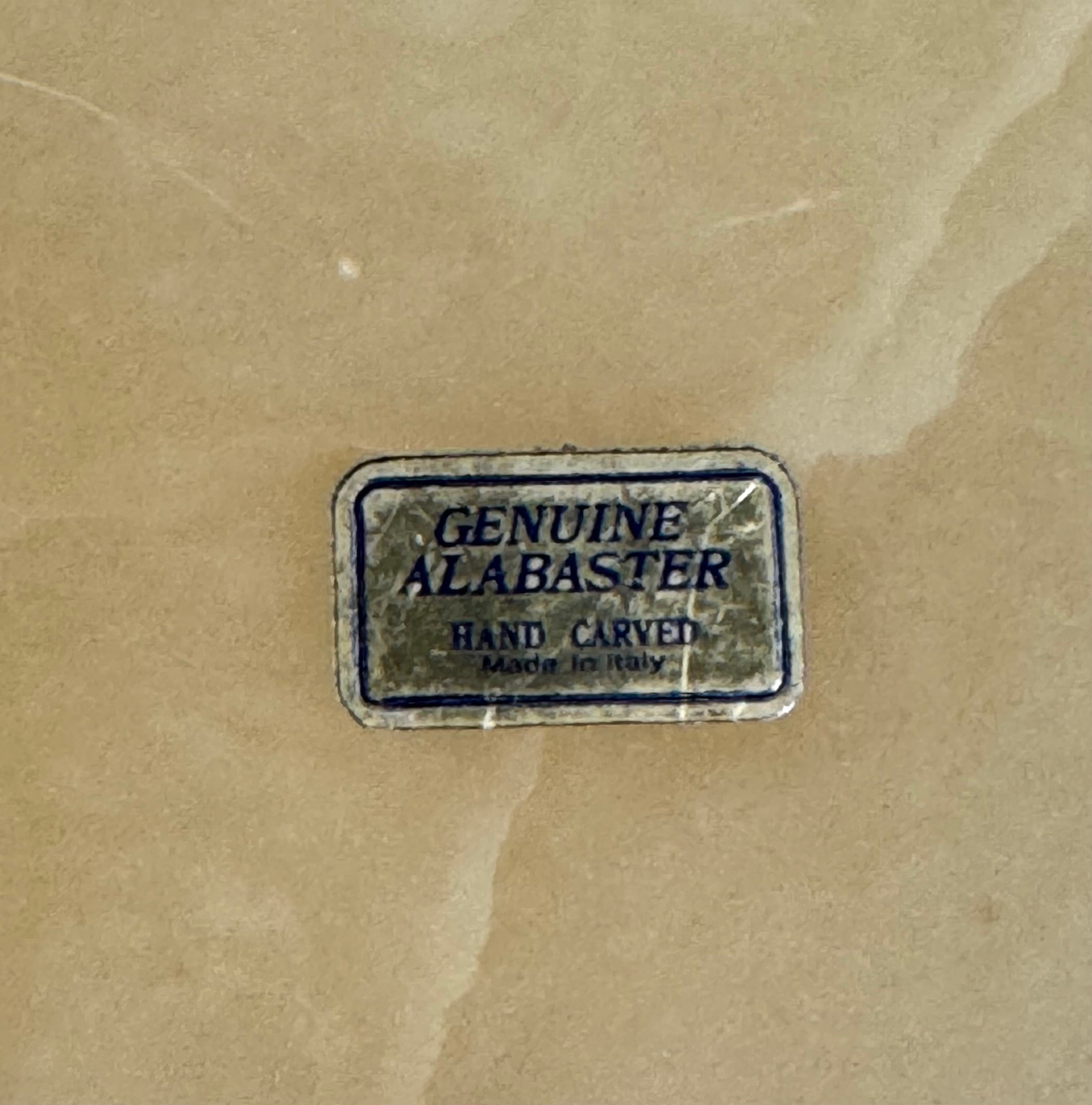 Alabaster Floral Small Hinged Box