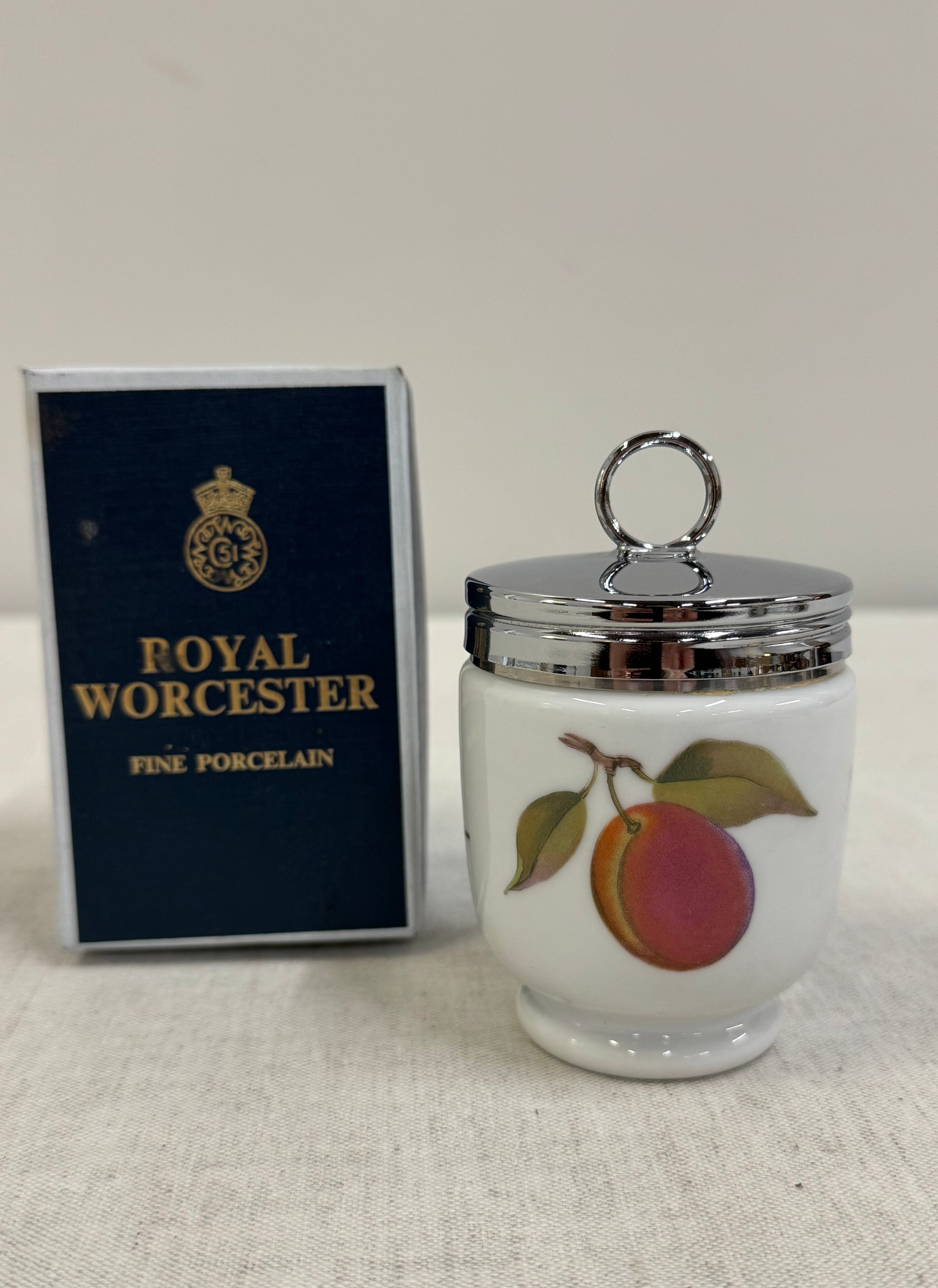 ROYAL WORCESTER 'Evesham' Double Egg Coddler