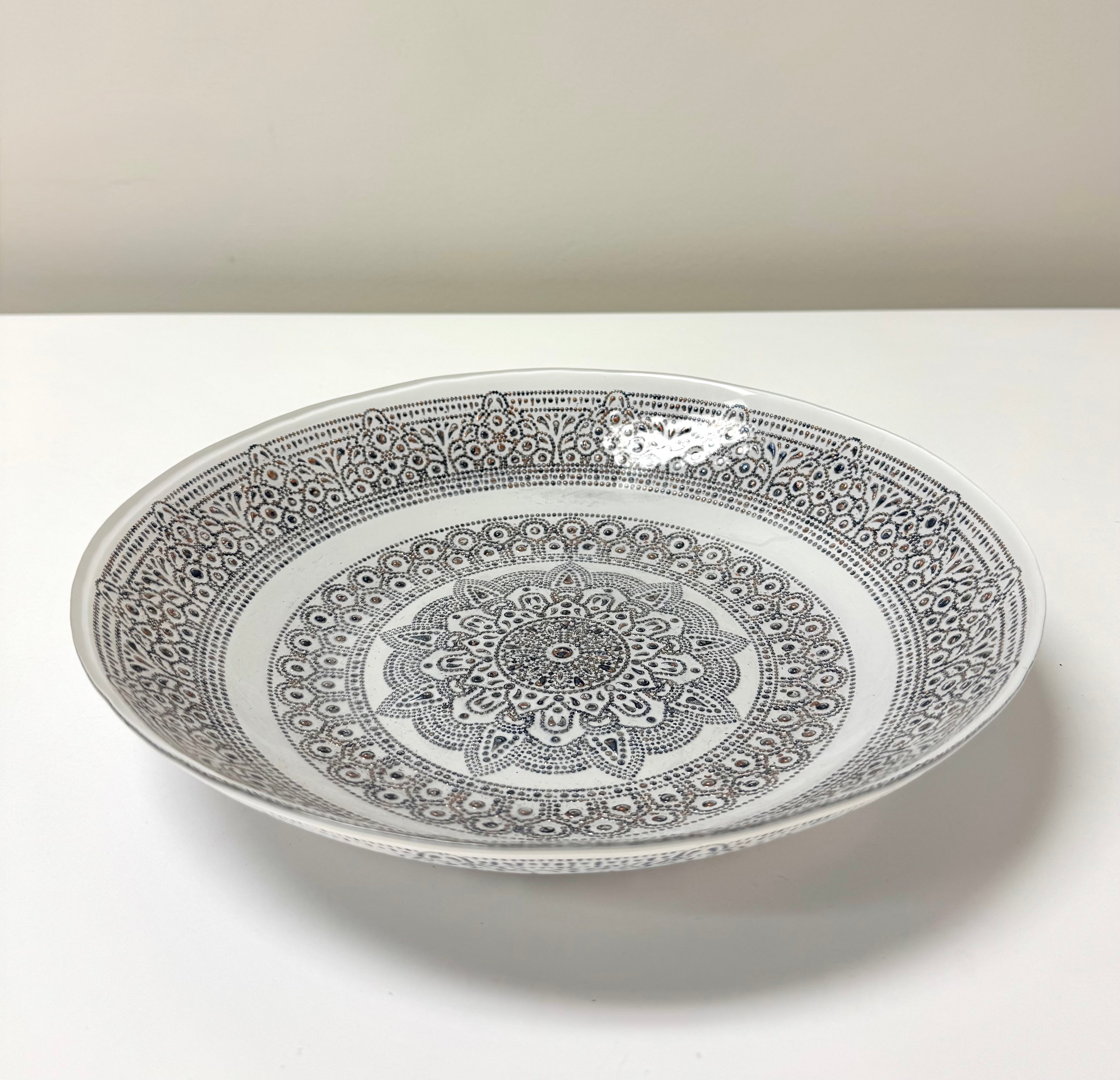 Turkish Mandala Glass Bowl