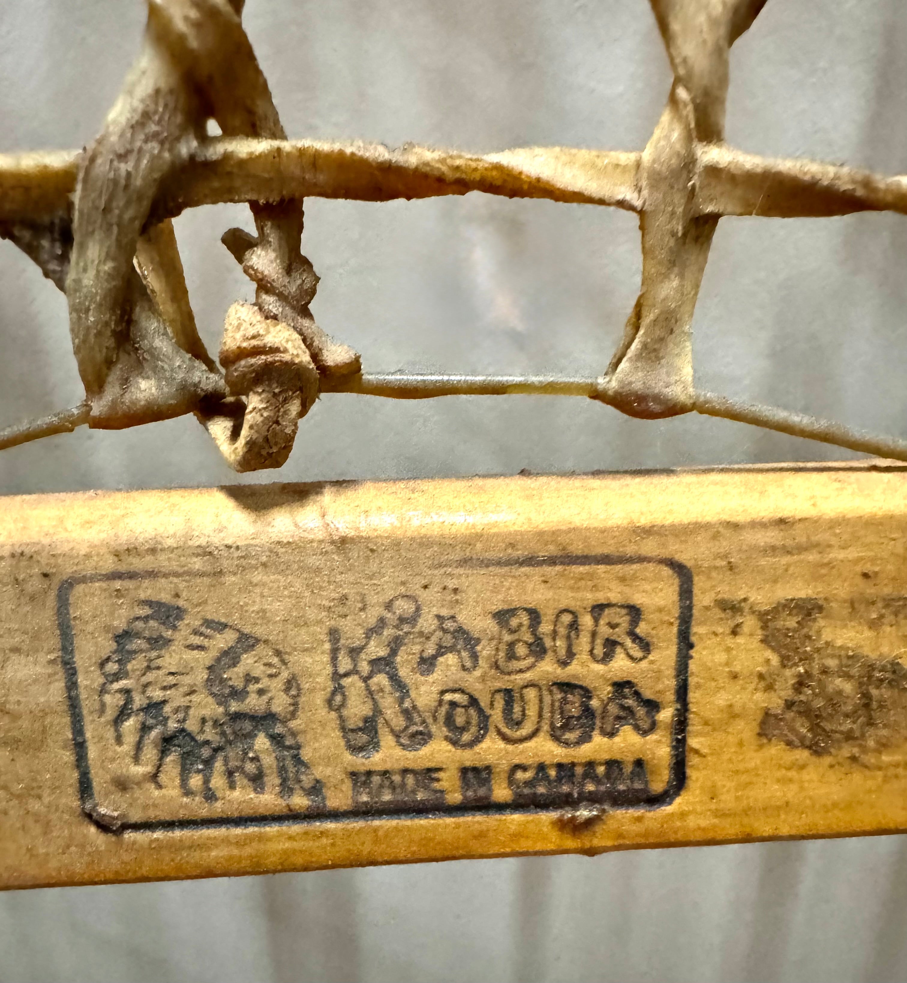 Vintage KABIR KOUBA Rawhide Snowshoes