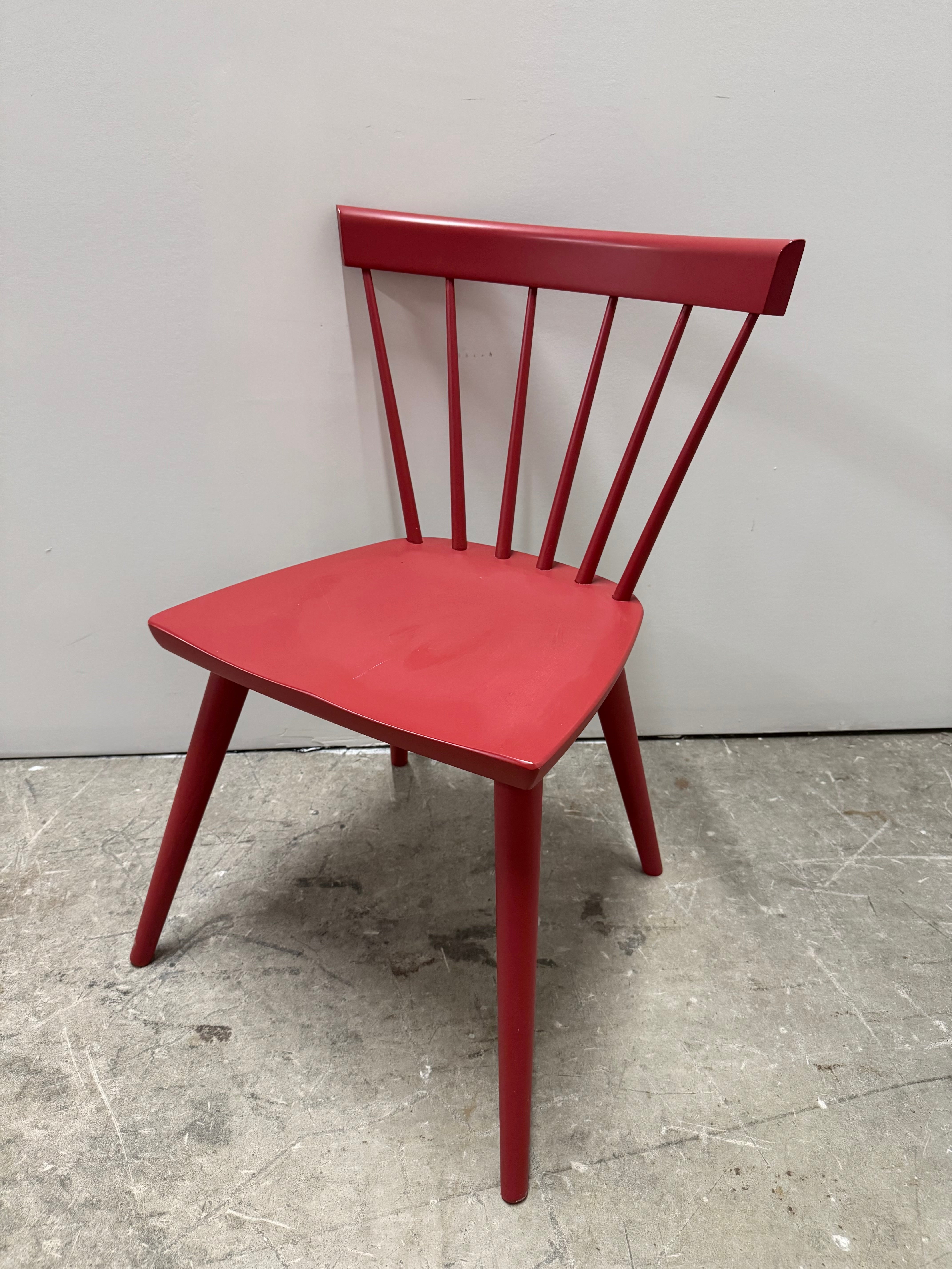 Red Windsor Chair