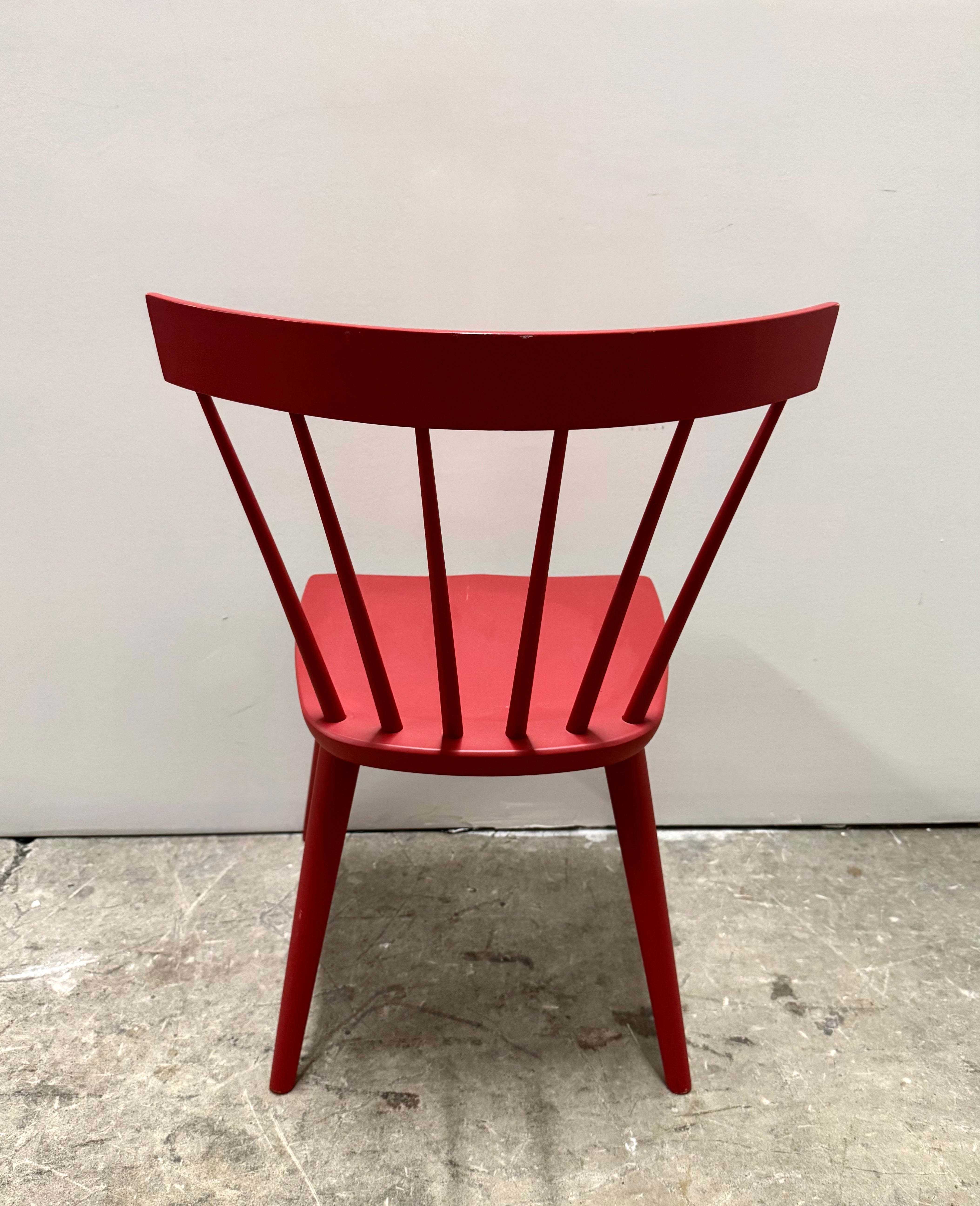 Red Windsor Chair