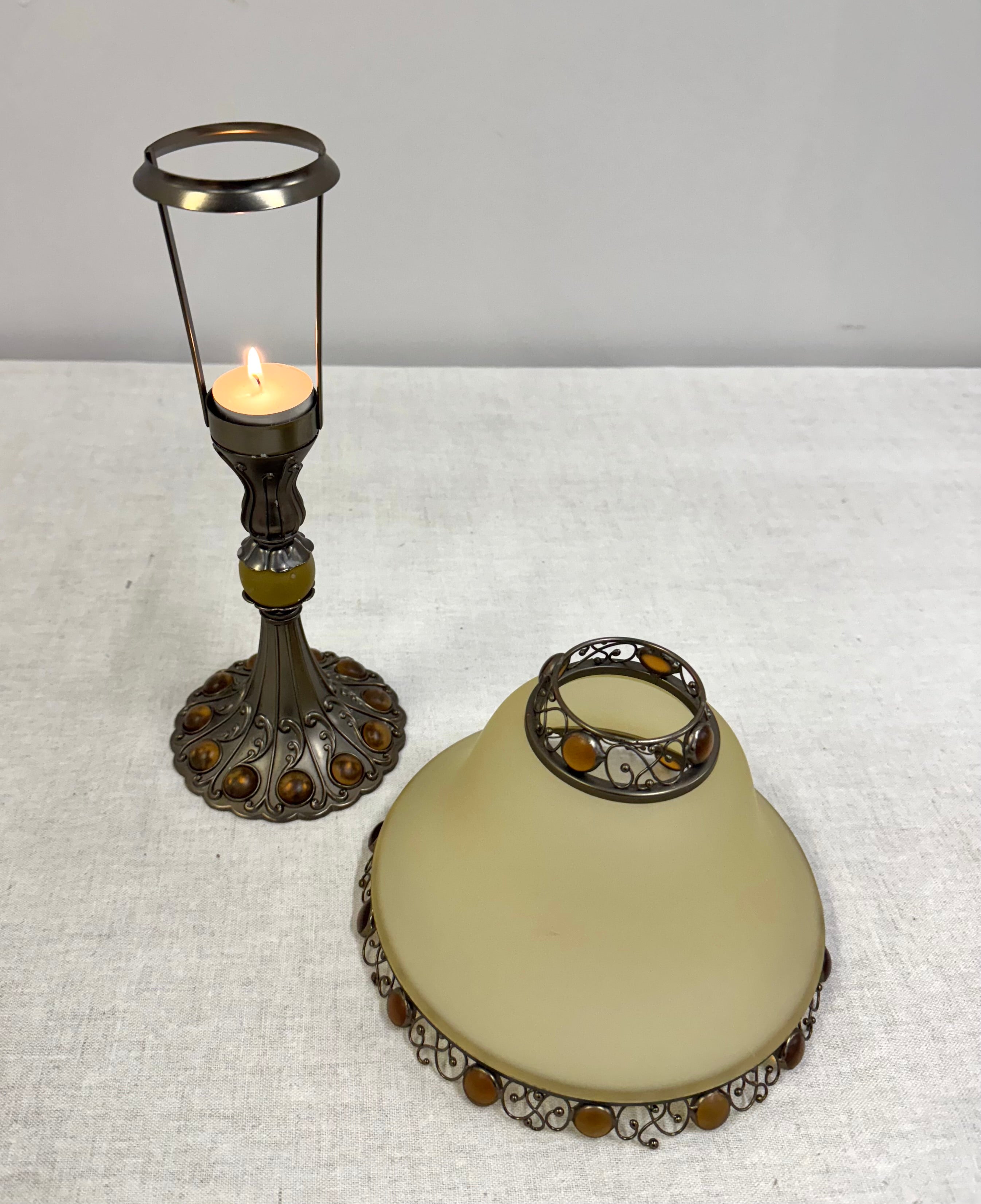 Vintage PARTYLITE 'Paris Retro' Candle Holder